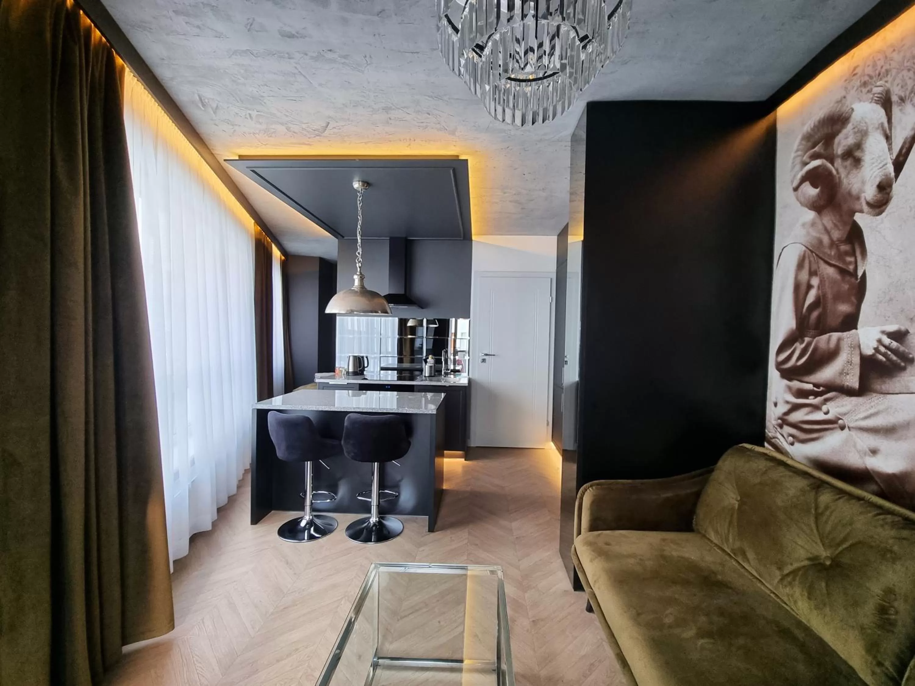 Living room, Seating Area in Silesia Aparthotel