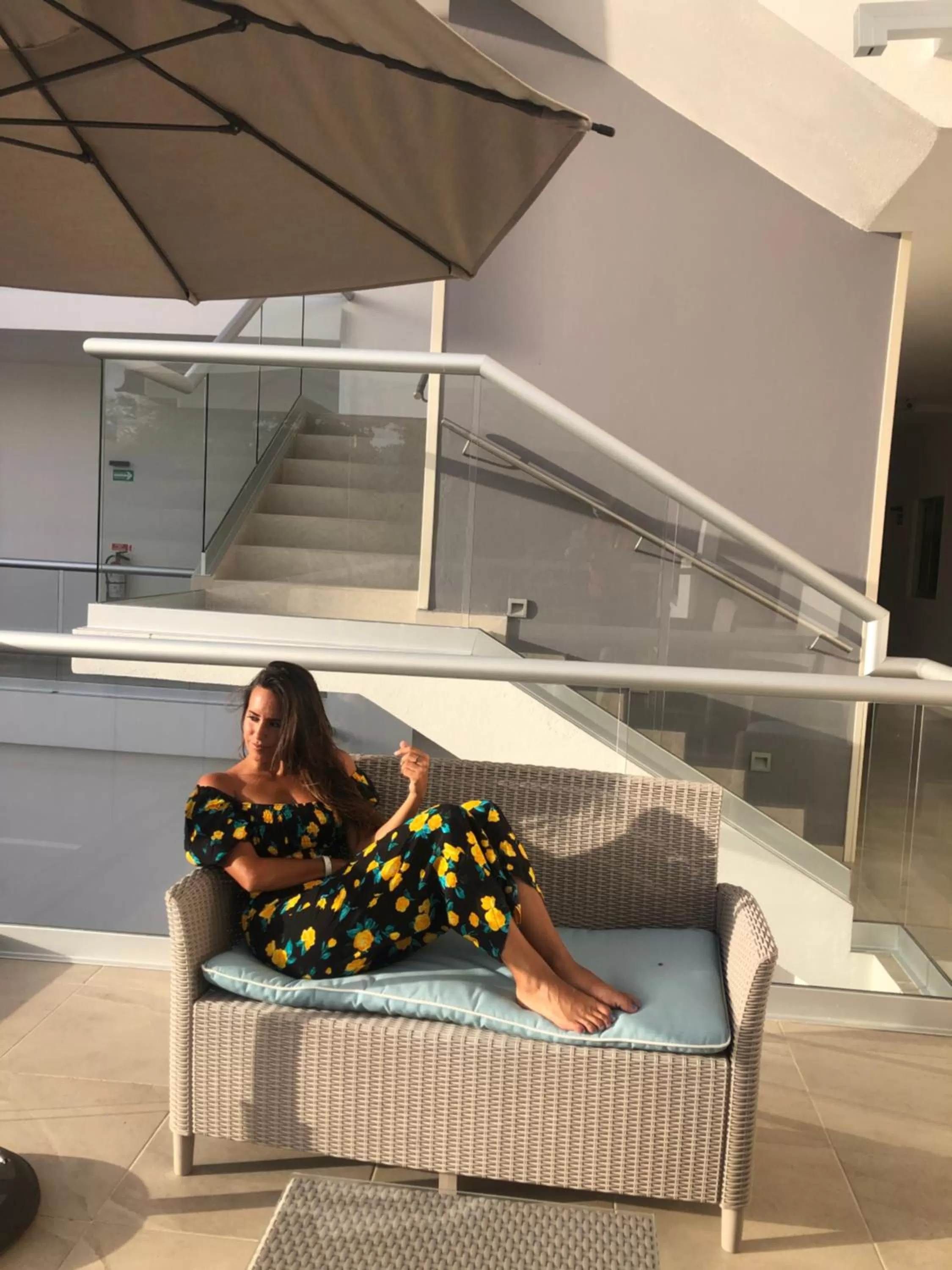 Balcony/Terrace in Heaven Hotel