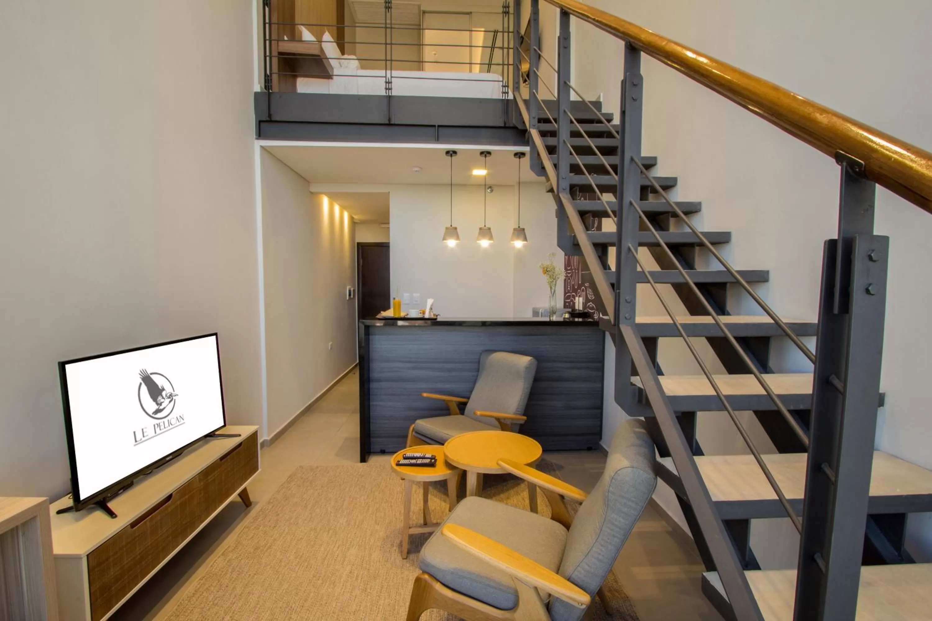 bunk bed, Seating Area in Hotel Le Pelican