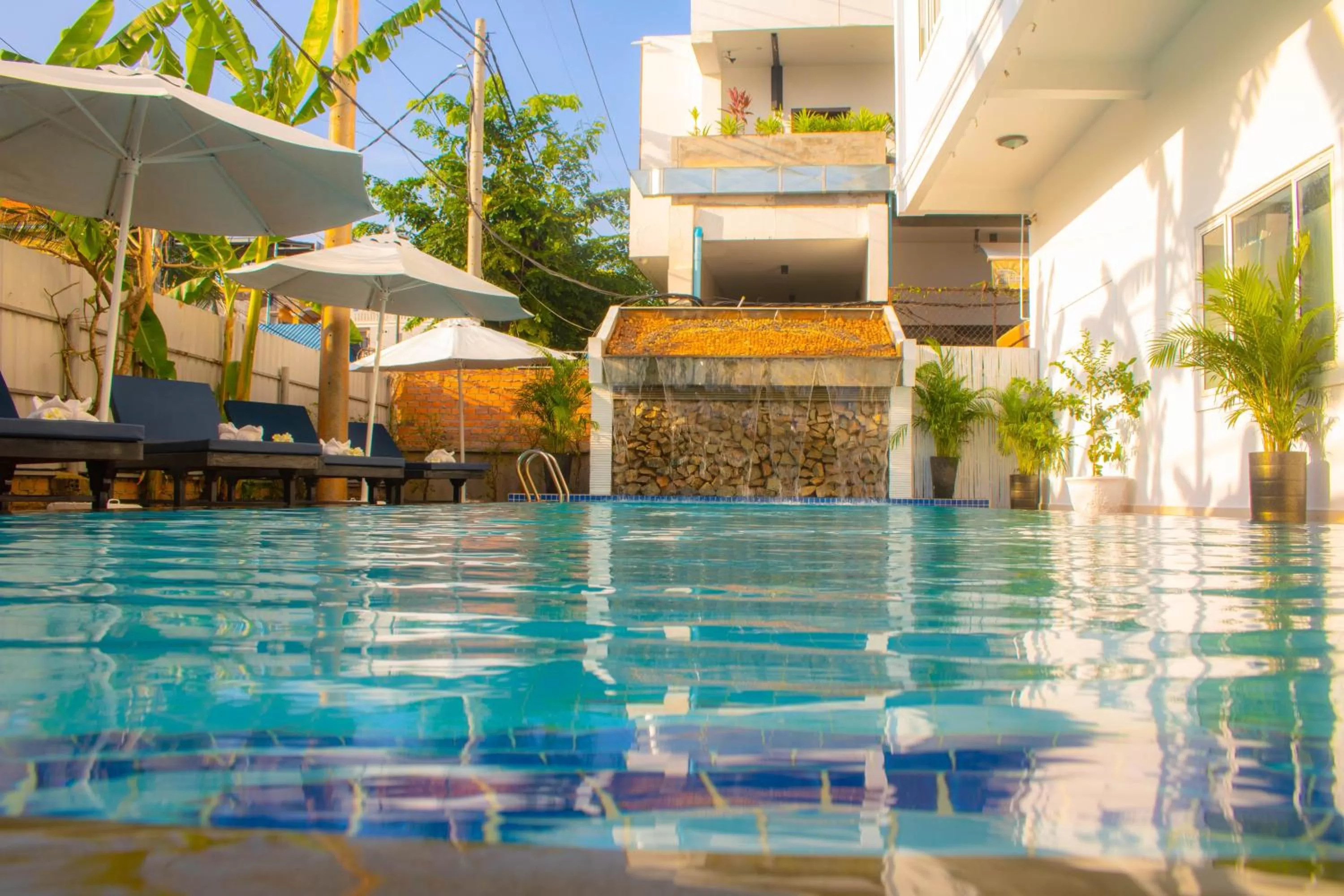 Swimming pool in The Blanc Residence