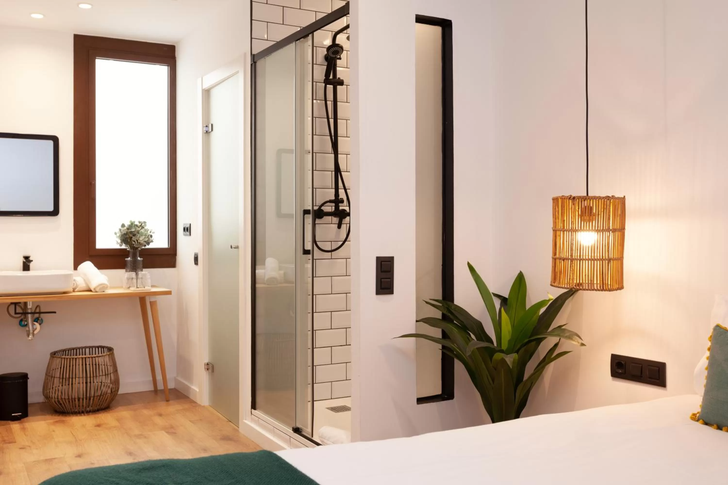 Bathroom, Bed in Casa Vaganto