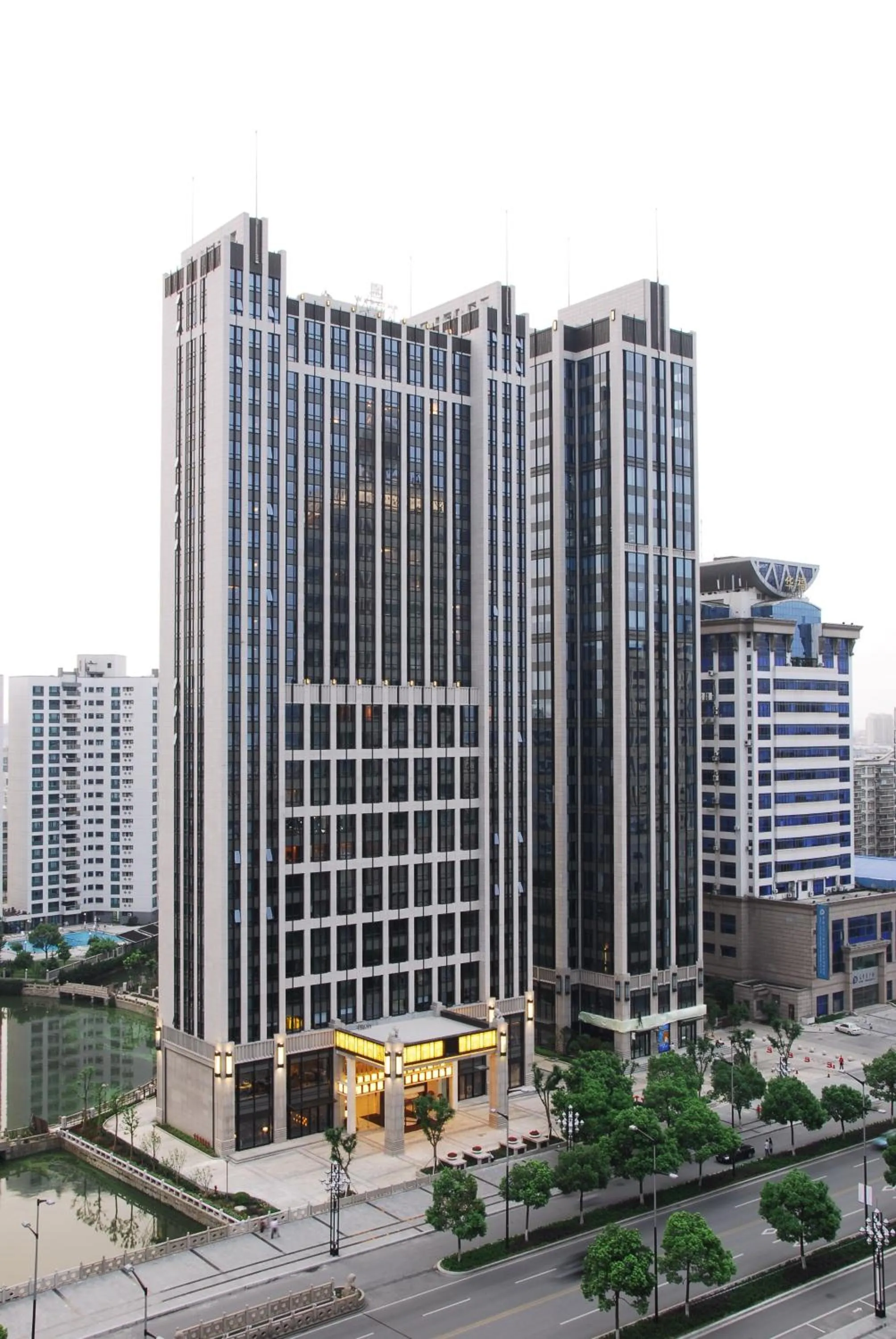 Property building in Wealthy All Suite Hotel Suzhou