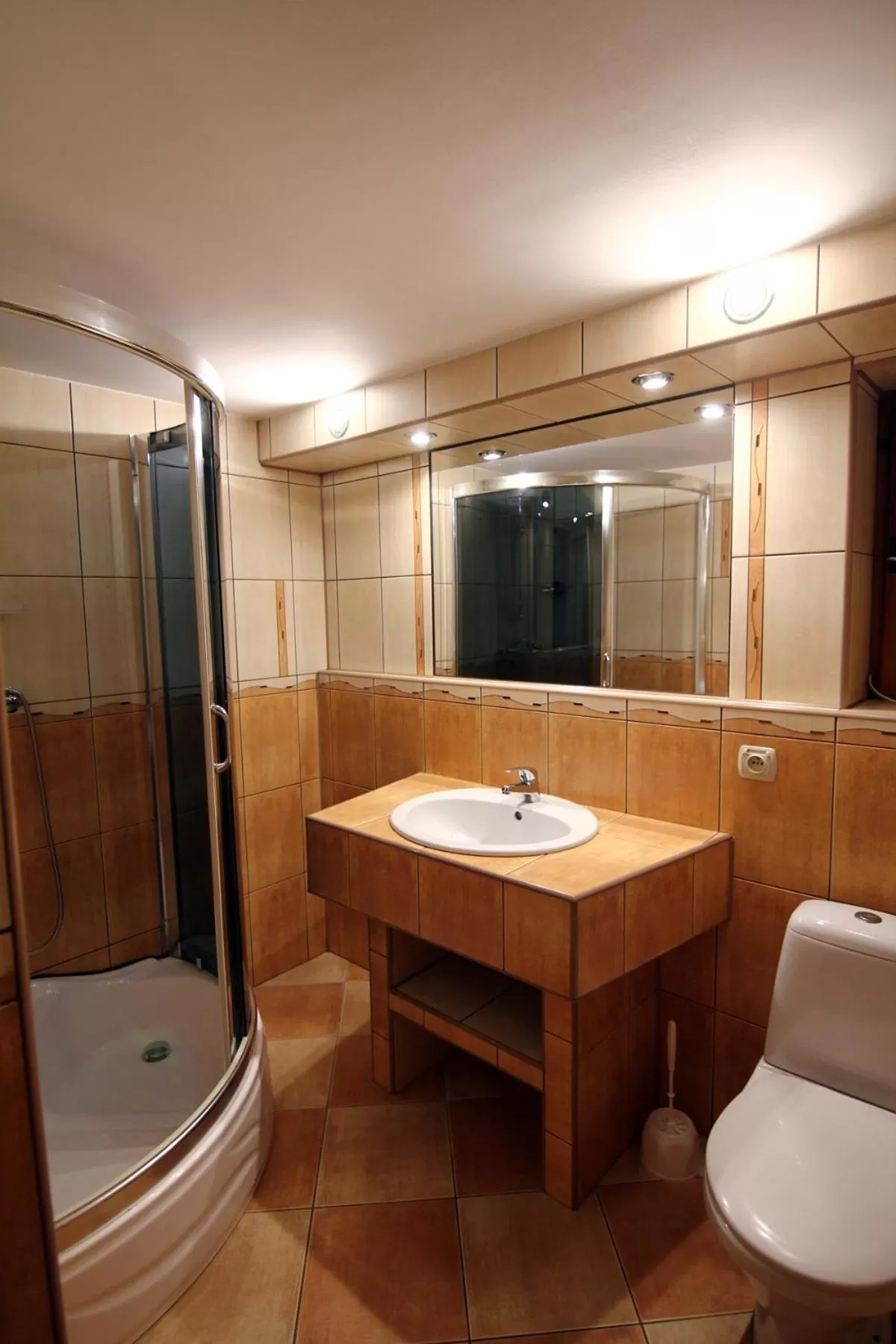 Shower, Bathroom in POKOJE GOŚCINNE WILCZNIK 12