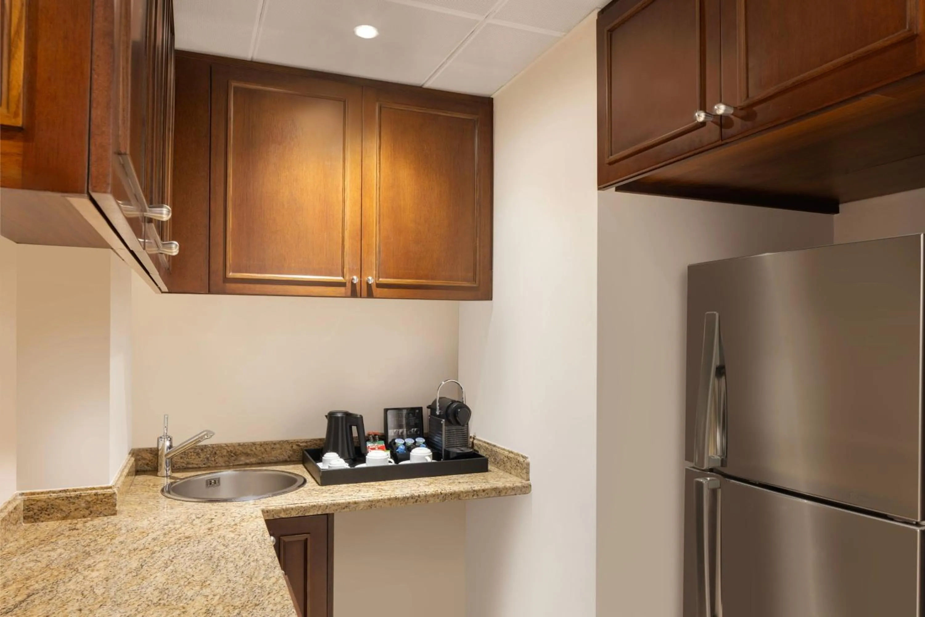 Kitchen or kitchenette in Sheraton Oman Hotel