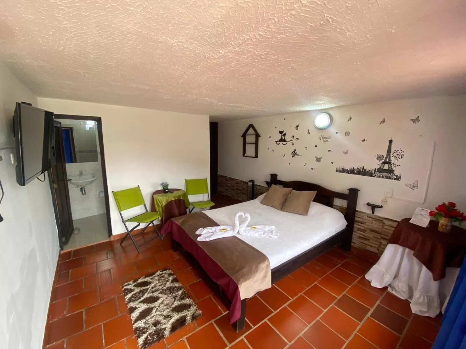 Bed in Hotel Campestre la Loma curiti