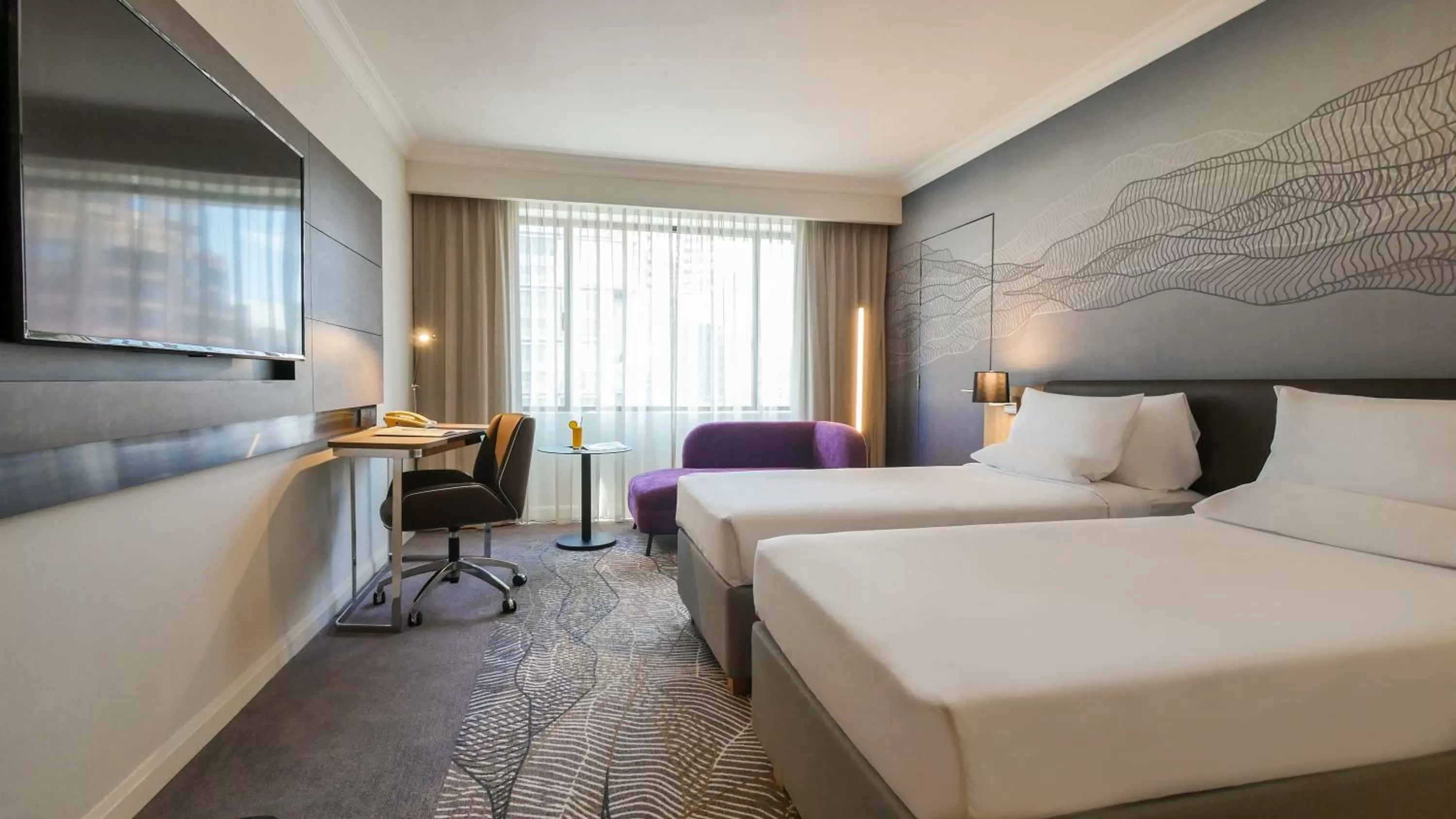 Bed in Novotel Kuala Lumpur City Centre
