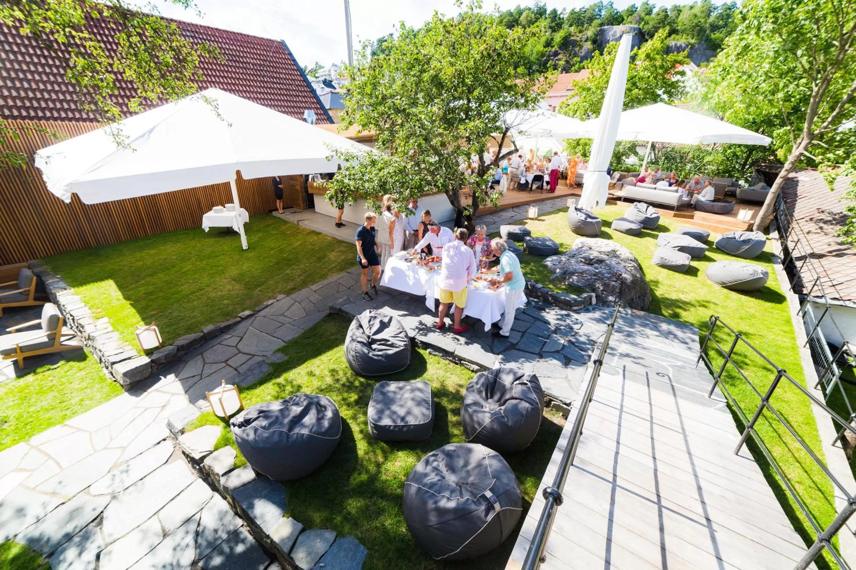 Garden in Tollboden Hotell - Unike Hoteller