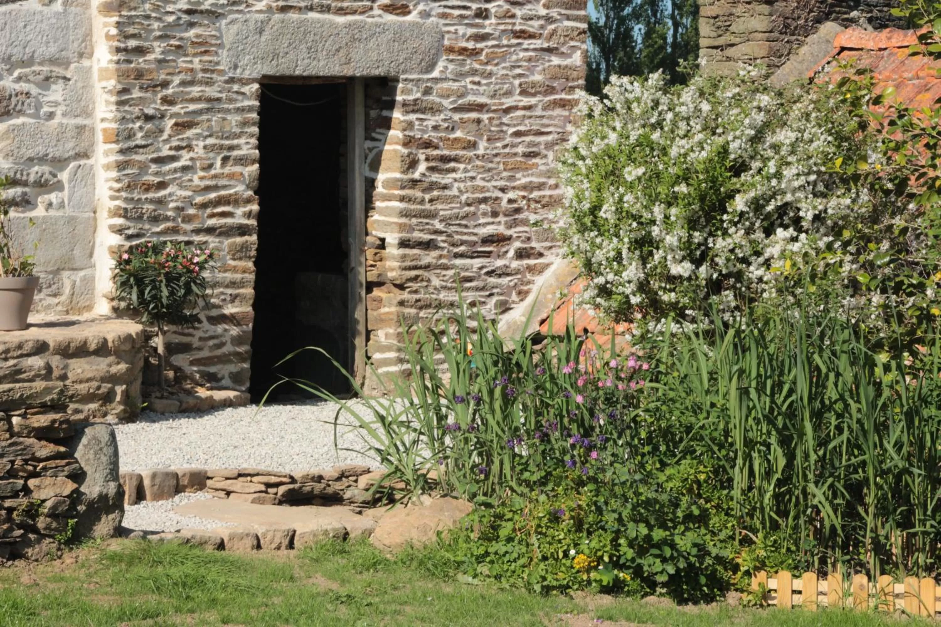 Garden in Le Manoir de Kérofil ** Gîte et chambres d'hôtes **