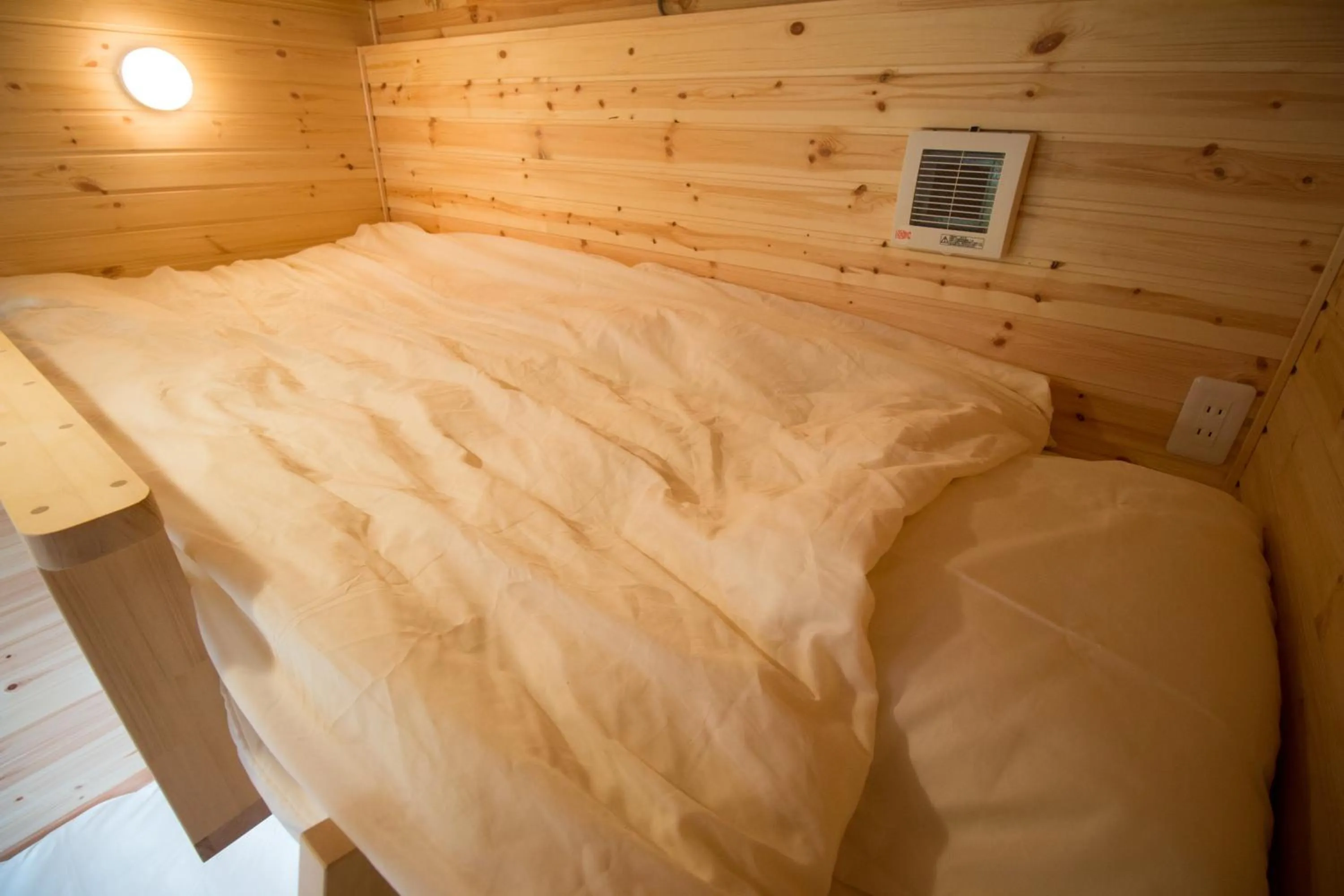 Bed in Brick House Furano