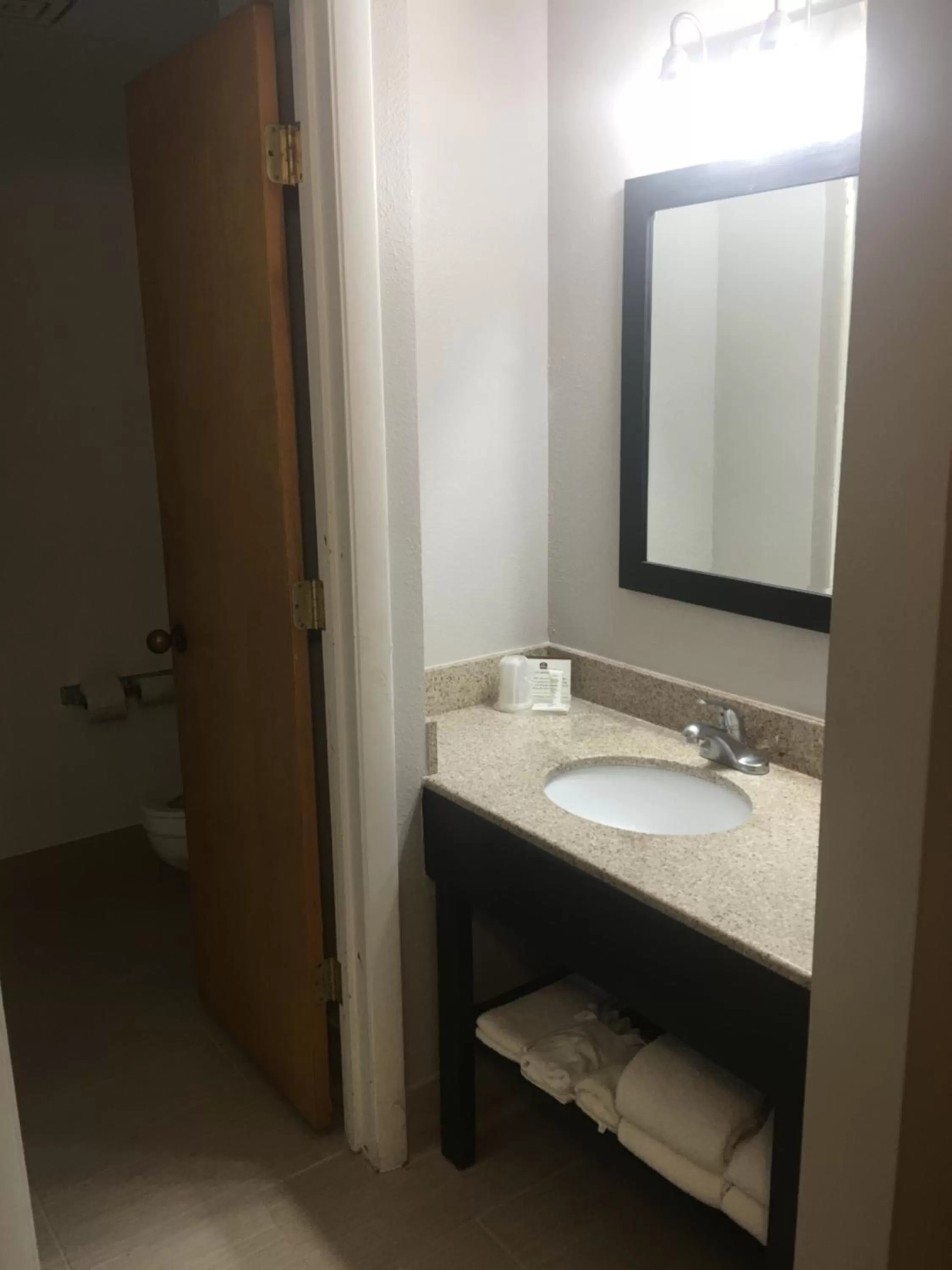 Toilet in Country Inn & Suites by Radisson, Indianapolis East, IN