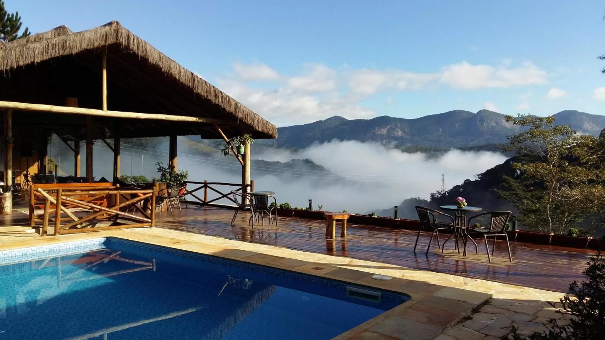 Mountain view in Pousada R.N.C. Nosso Paraíso