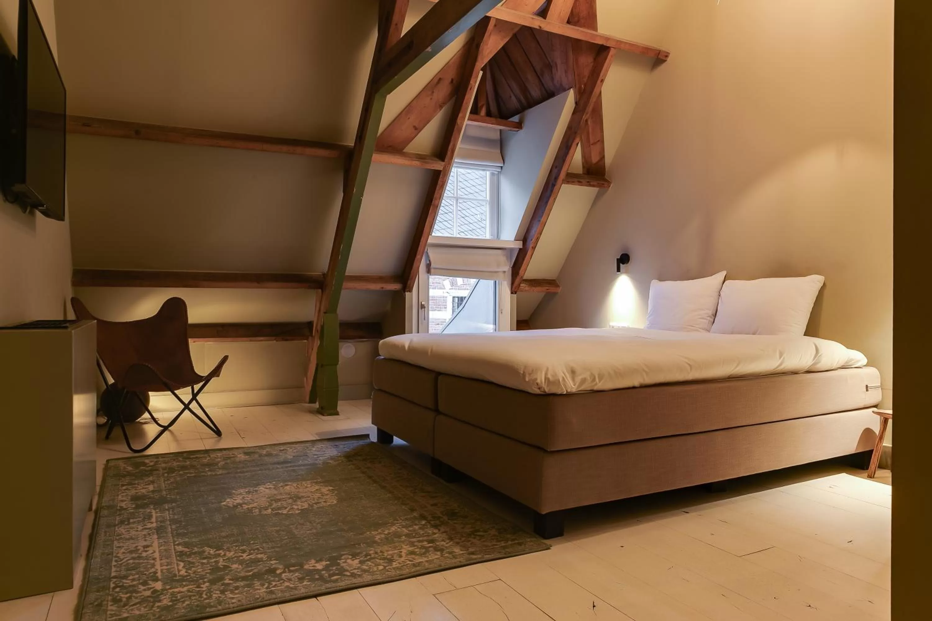 Bed in Vesting Hotel Naarden