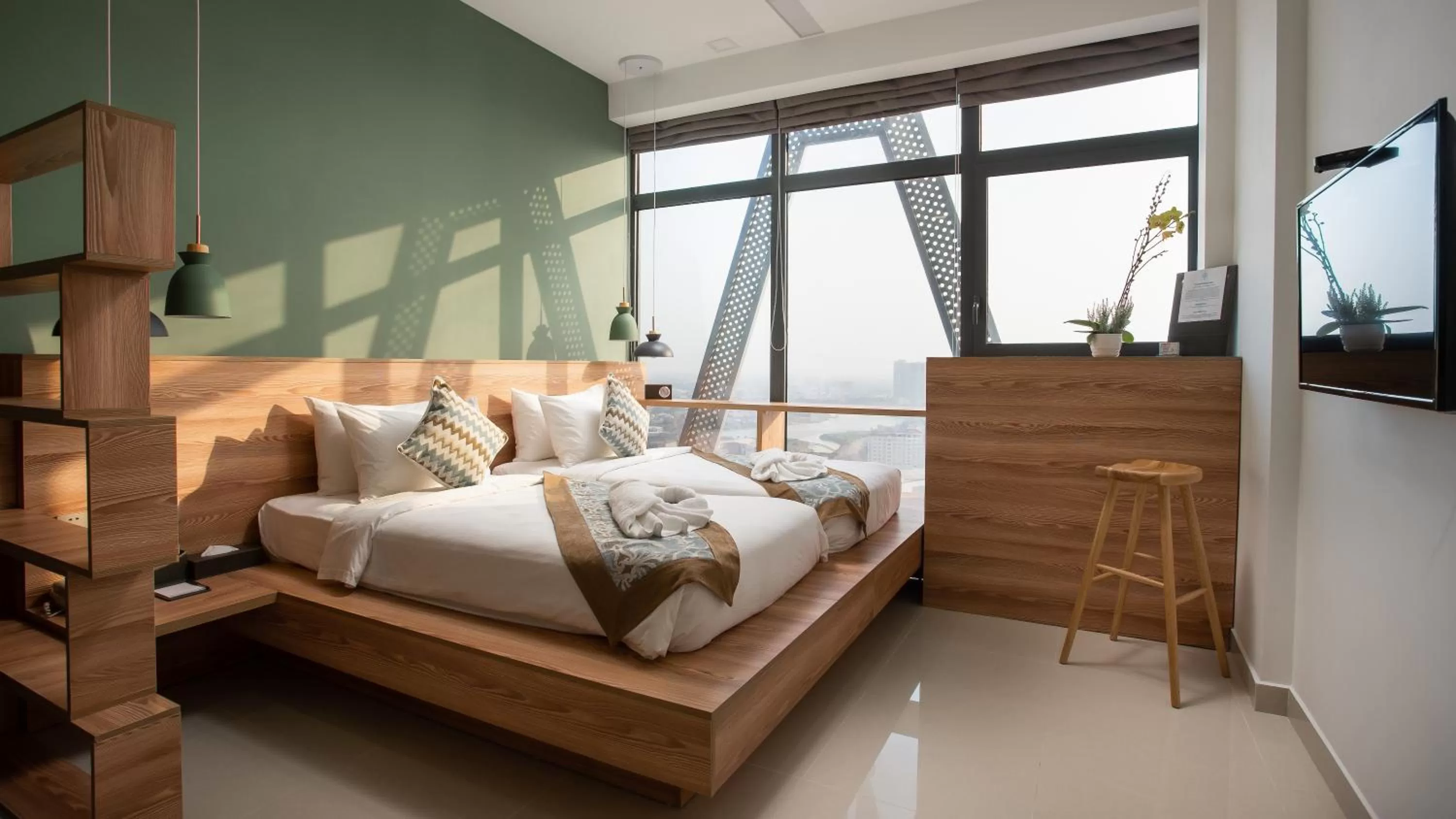 Bedroom, Bed in The Snowbell Hotel & Spa at The Bridge