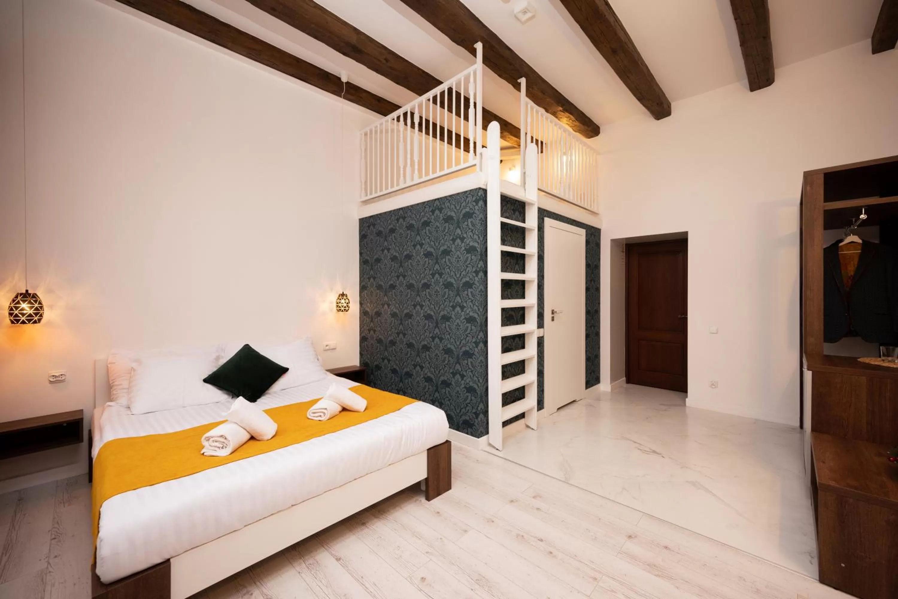 Bed in Hive Family House