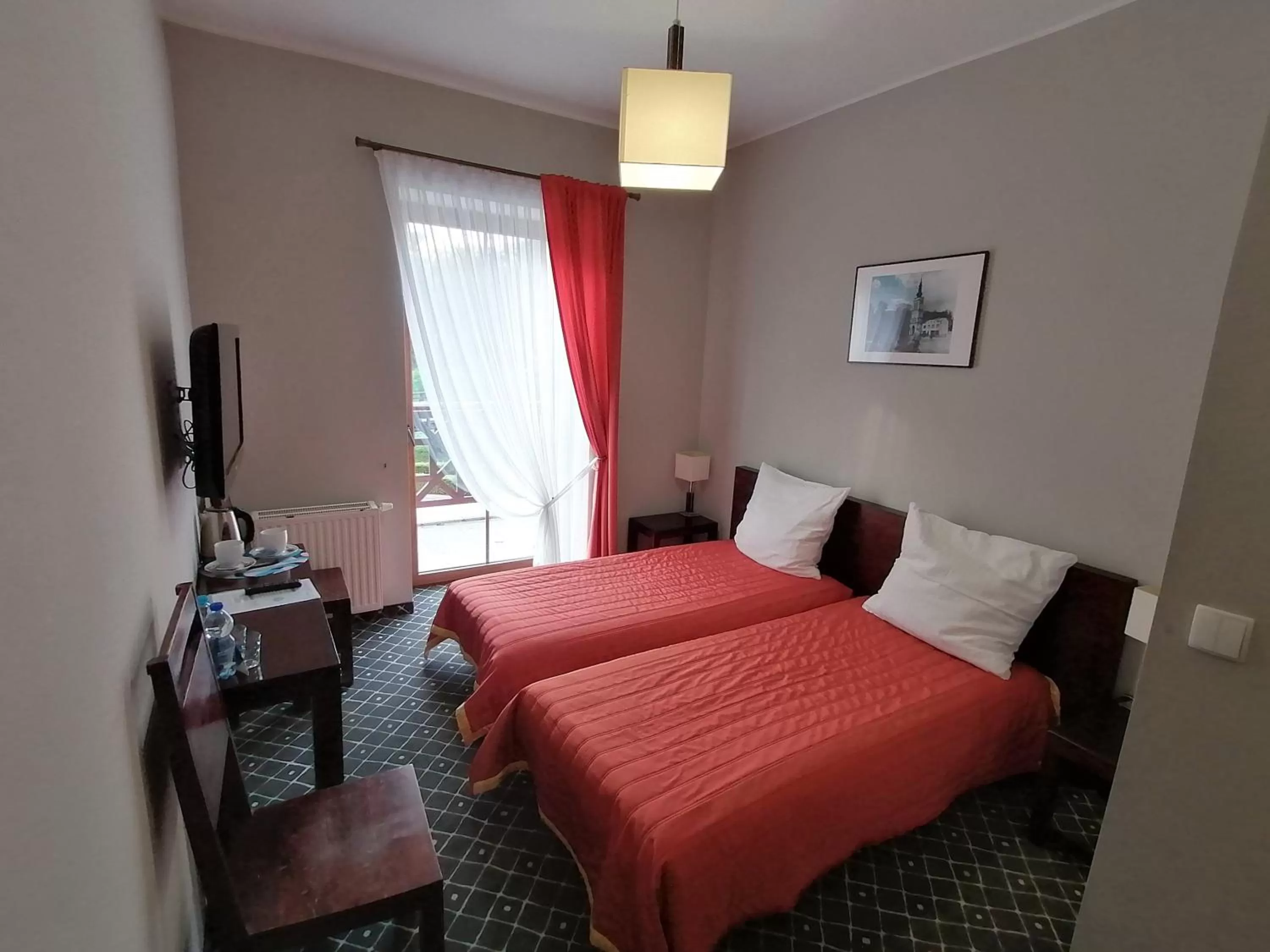 Photo of the whole room, Bed in Dom Pracy Twórczej