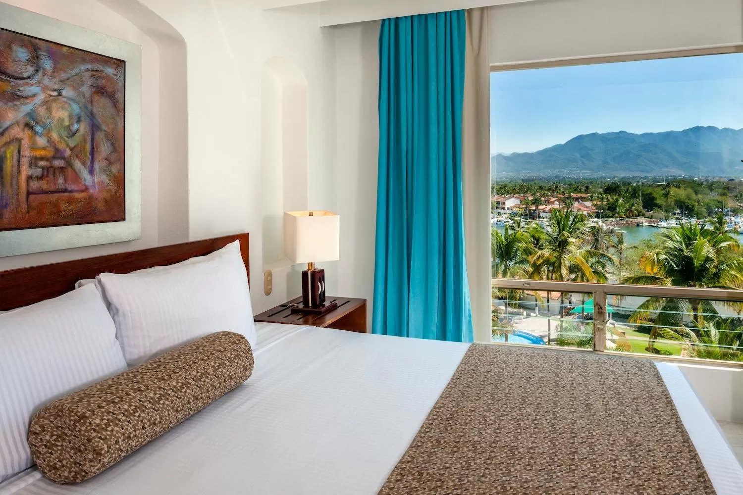 Bed in Vamar Vallarta All Inclusive Marina & Beach Resort