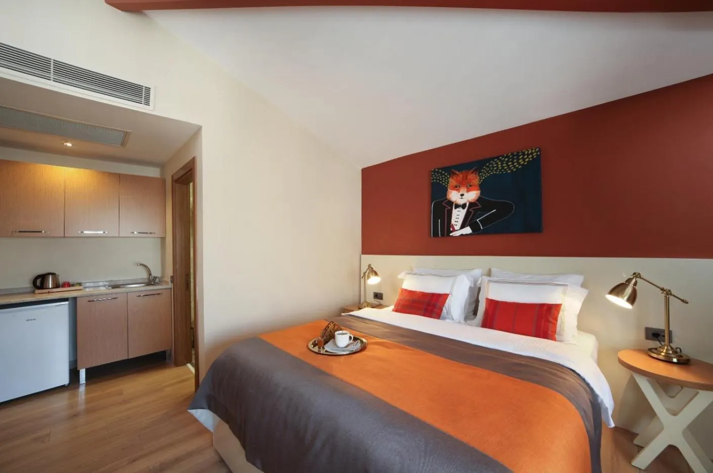 Bed in The Fox Hotel