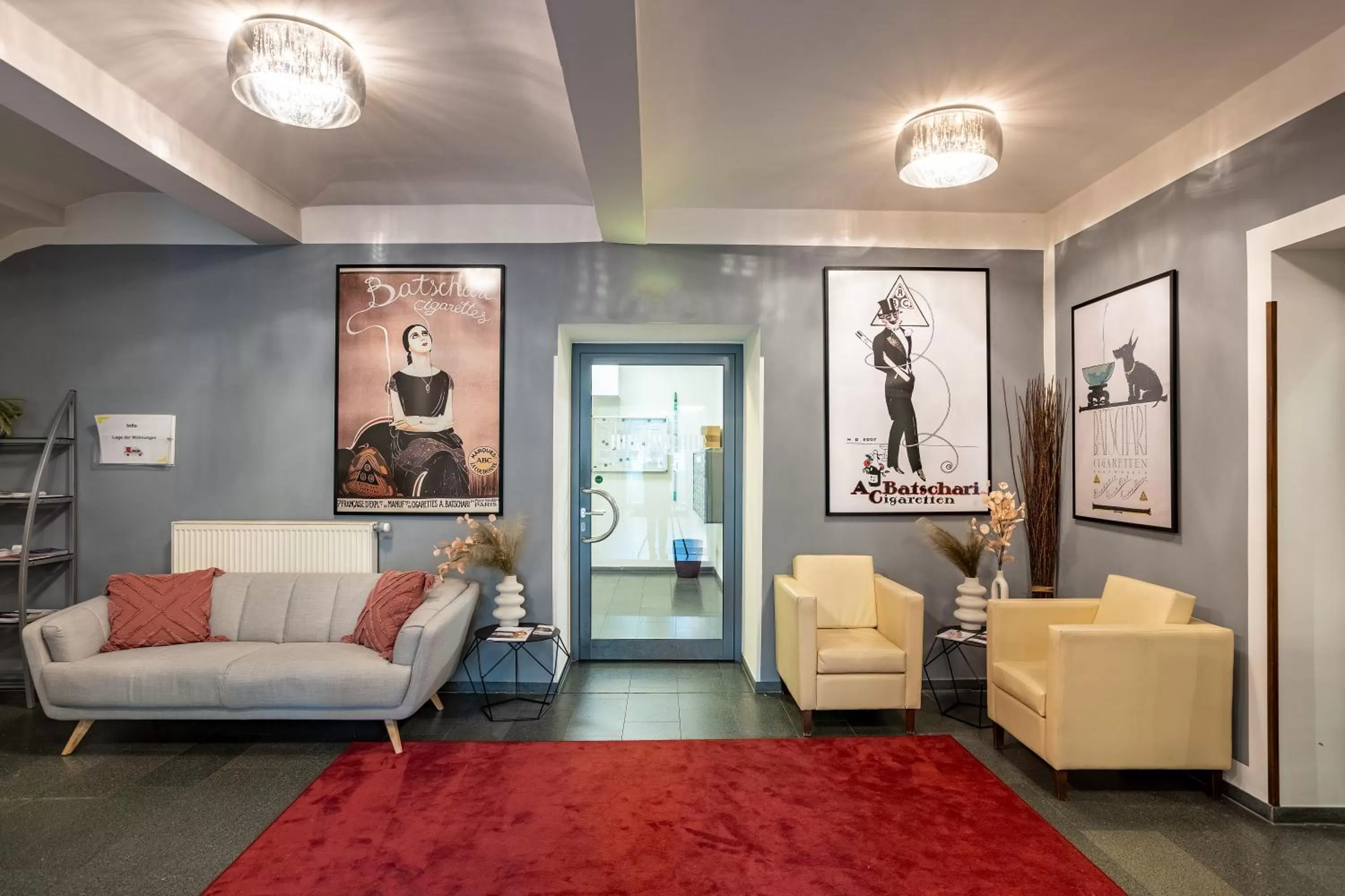 Lobby or reception in Batschari Palais Baden-Baden