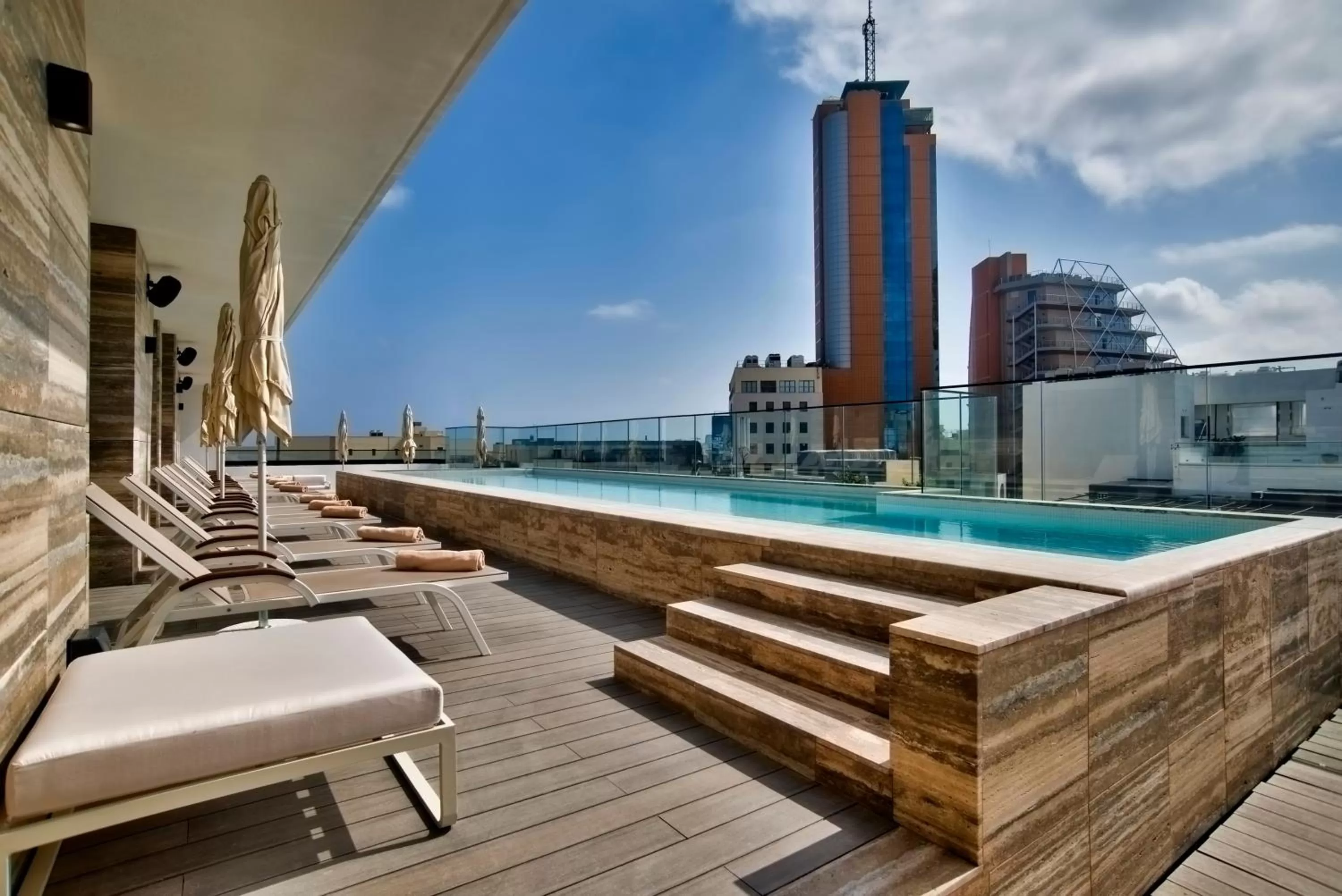 Swimming pool in Number 11 St Julian's Malta - Handwritten Collection