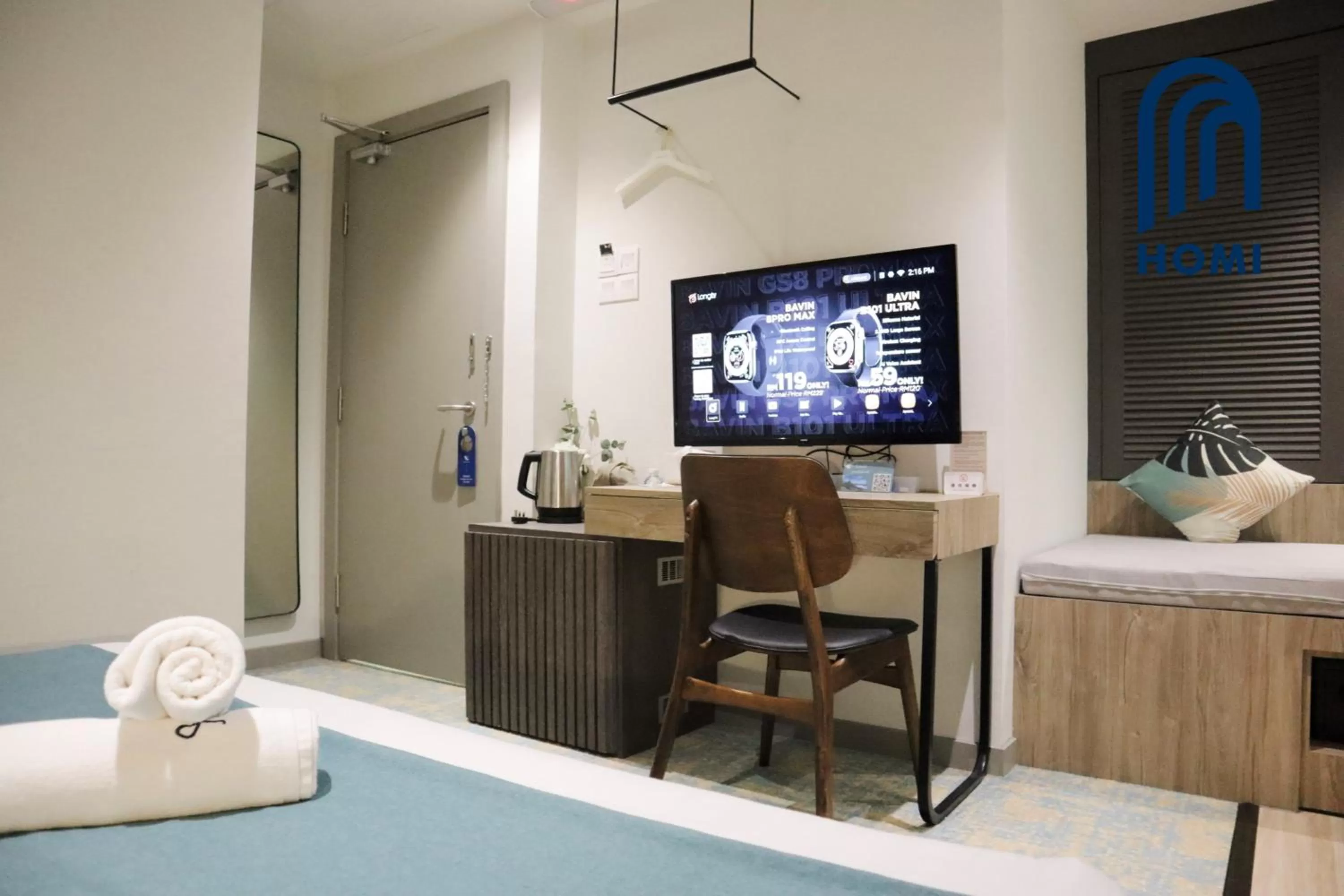 Photo of the whole room, Bed in Homi Breeze at Sutera Avenue 和逸微风