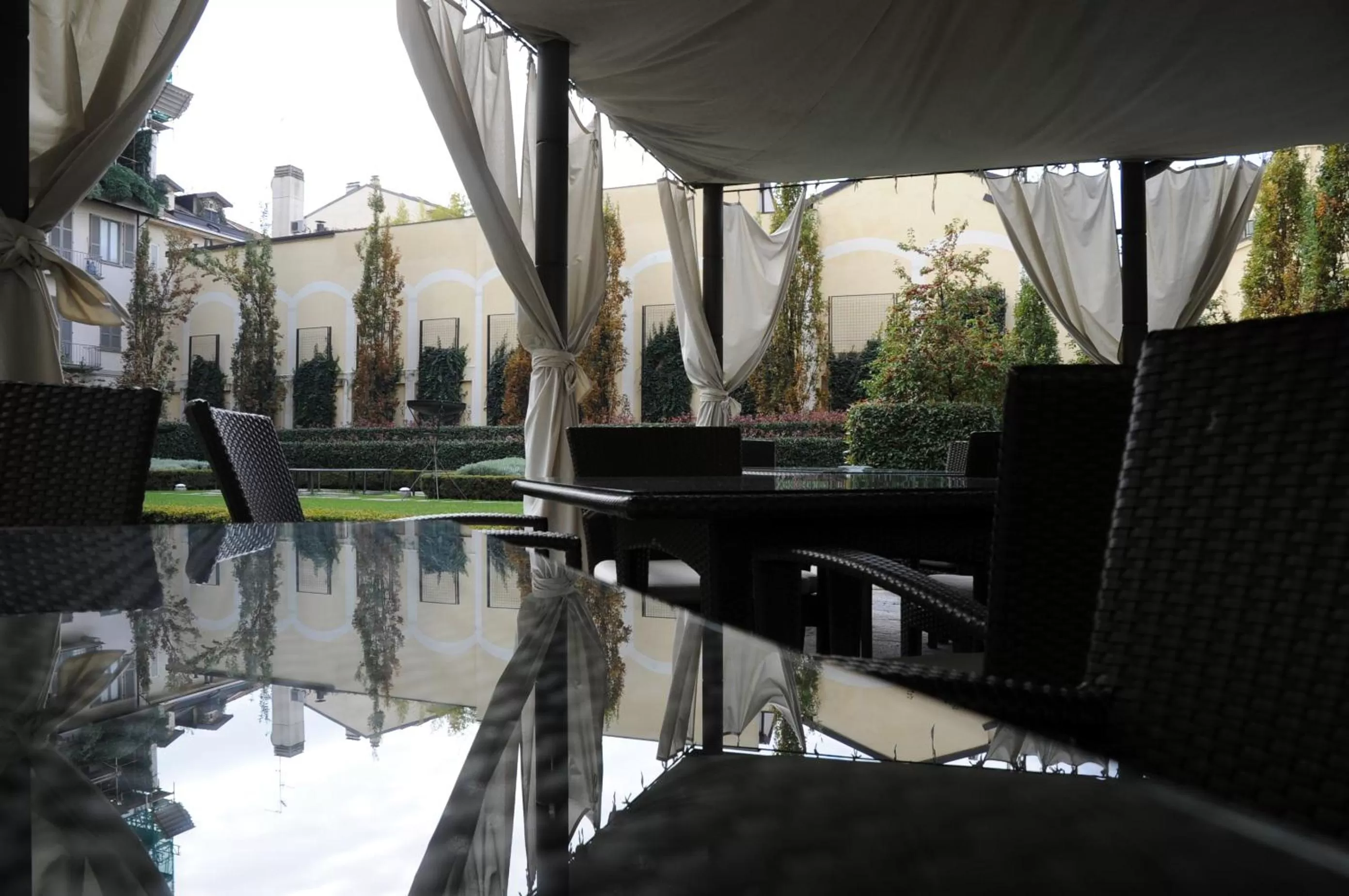 Garden in Grand Visconti Palace