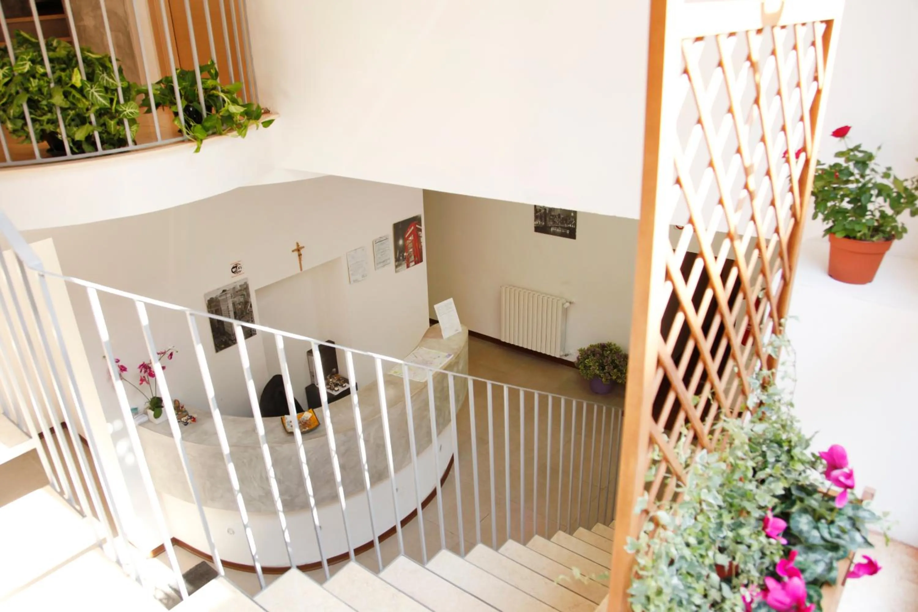 Lobby or reception in HOTEL Poma