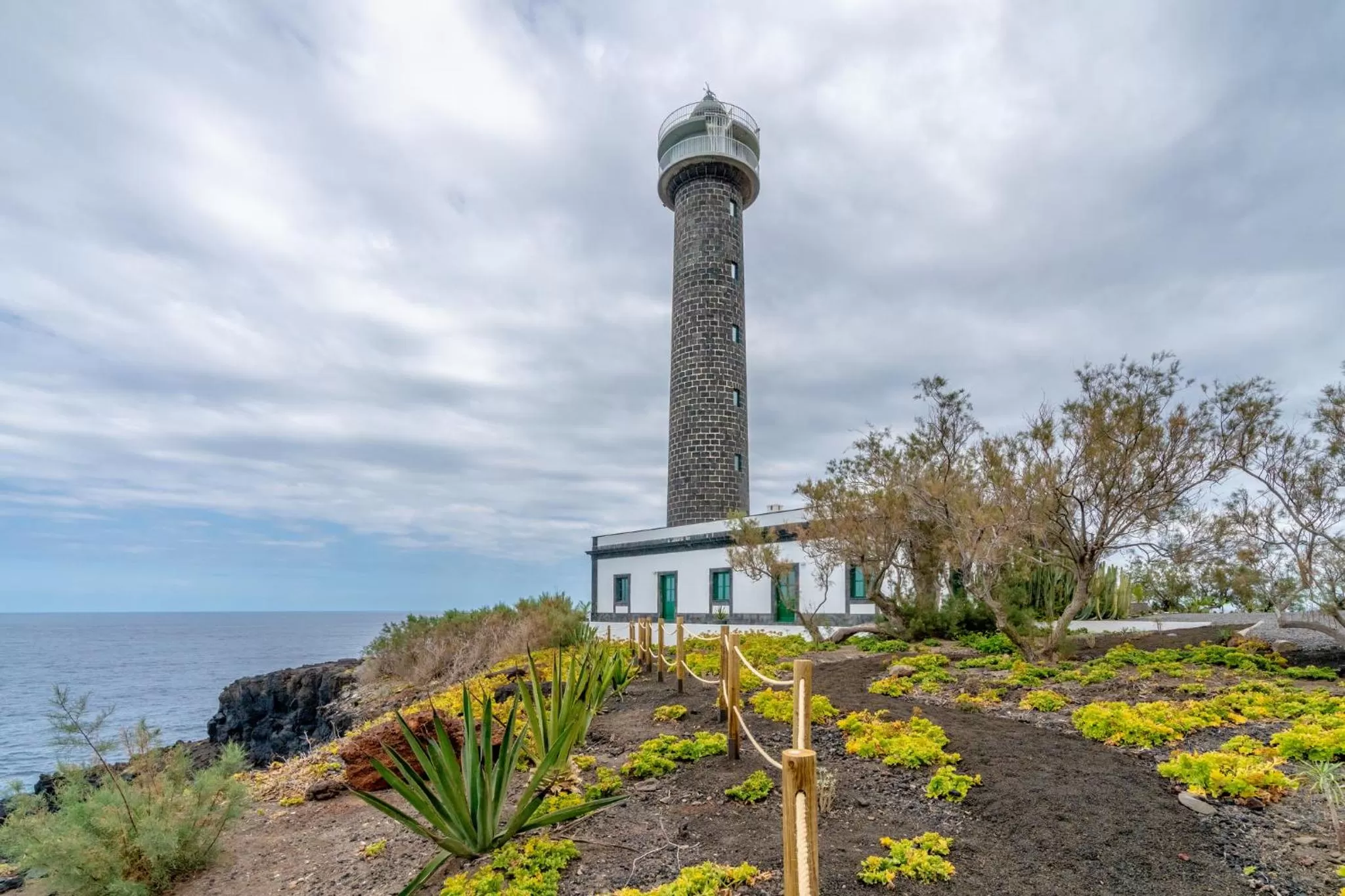 Bird's eye view in Lighthouse on La Palma Island
