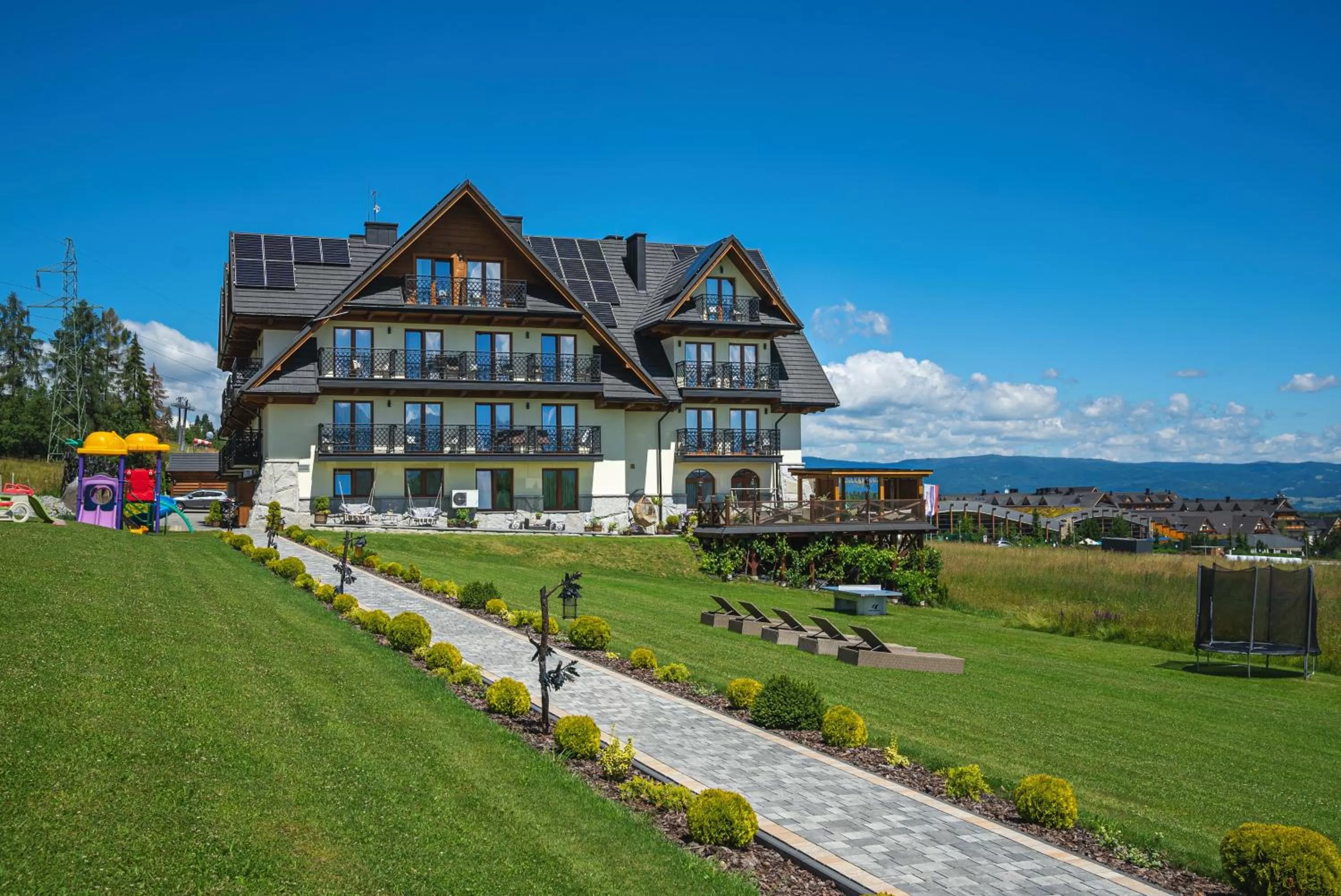 Garden in Hotel Górski