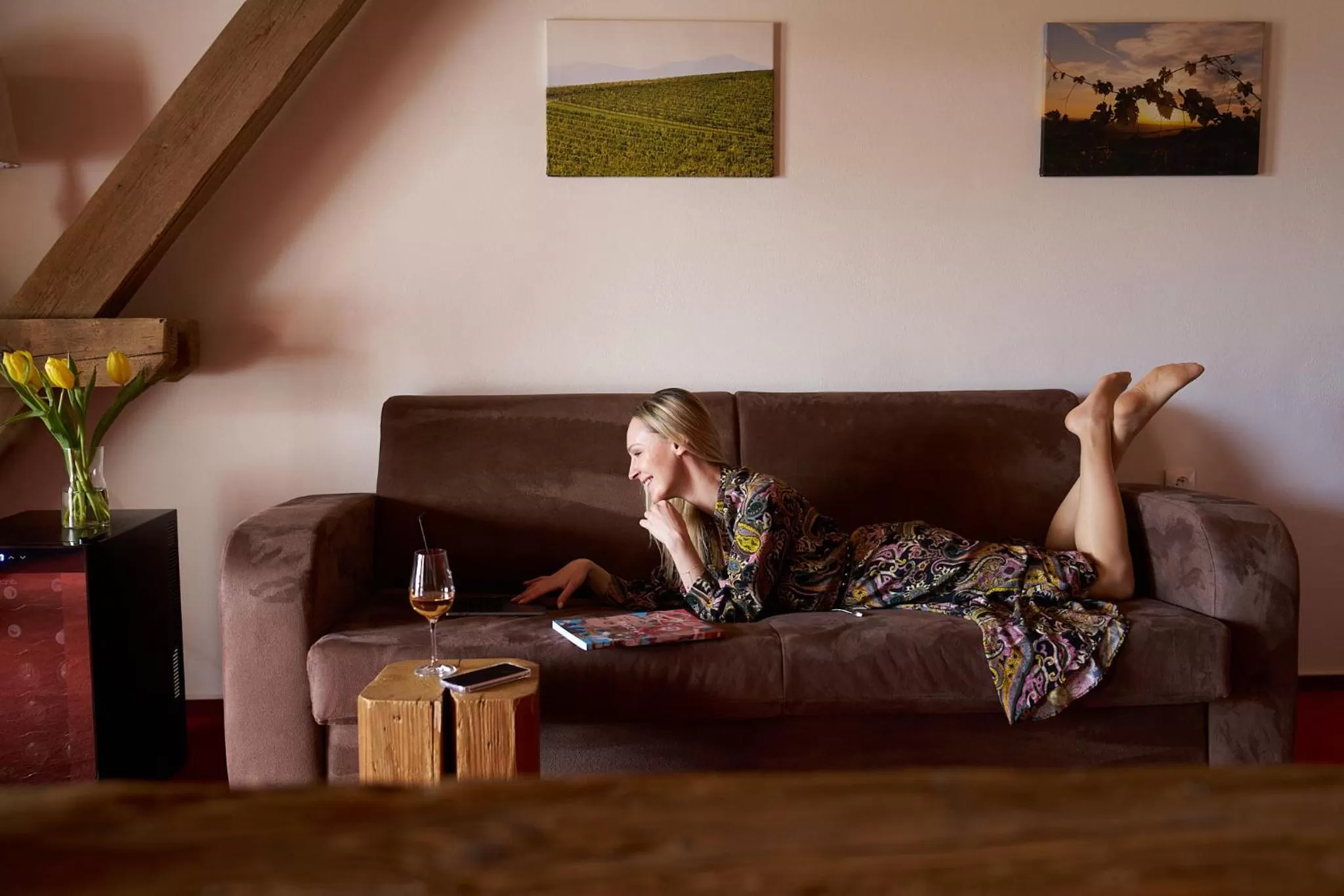 Living room in Hotel Ryzlink