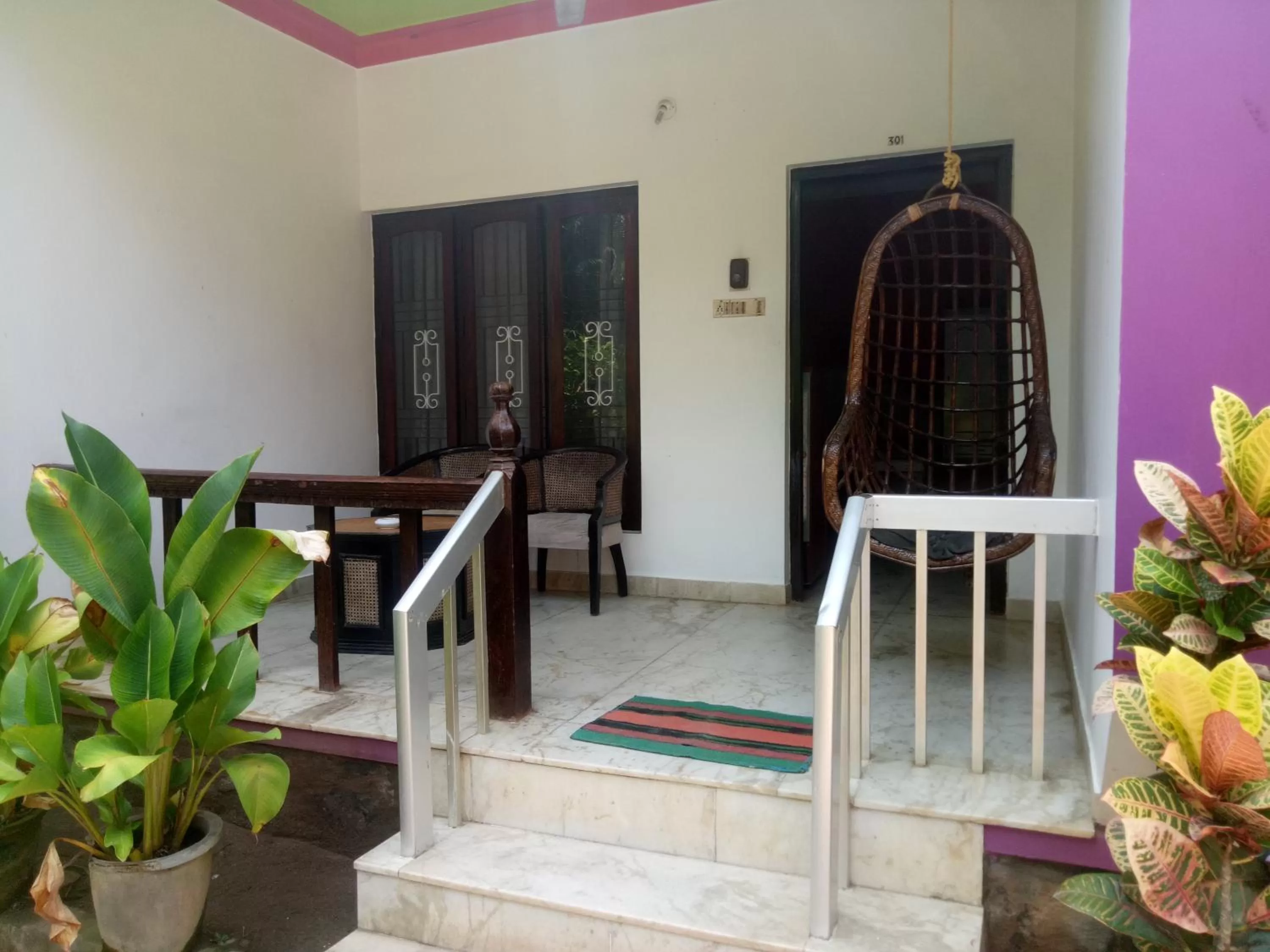 Balcony/Terrace in Wilson Ayurvedic Beach Resorts