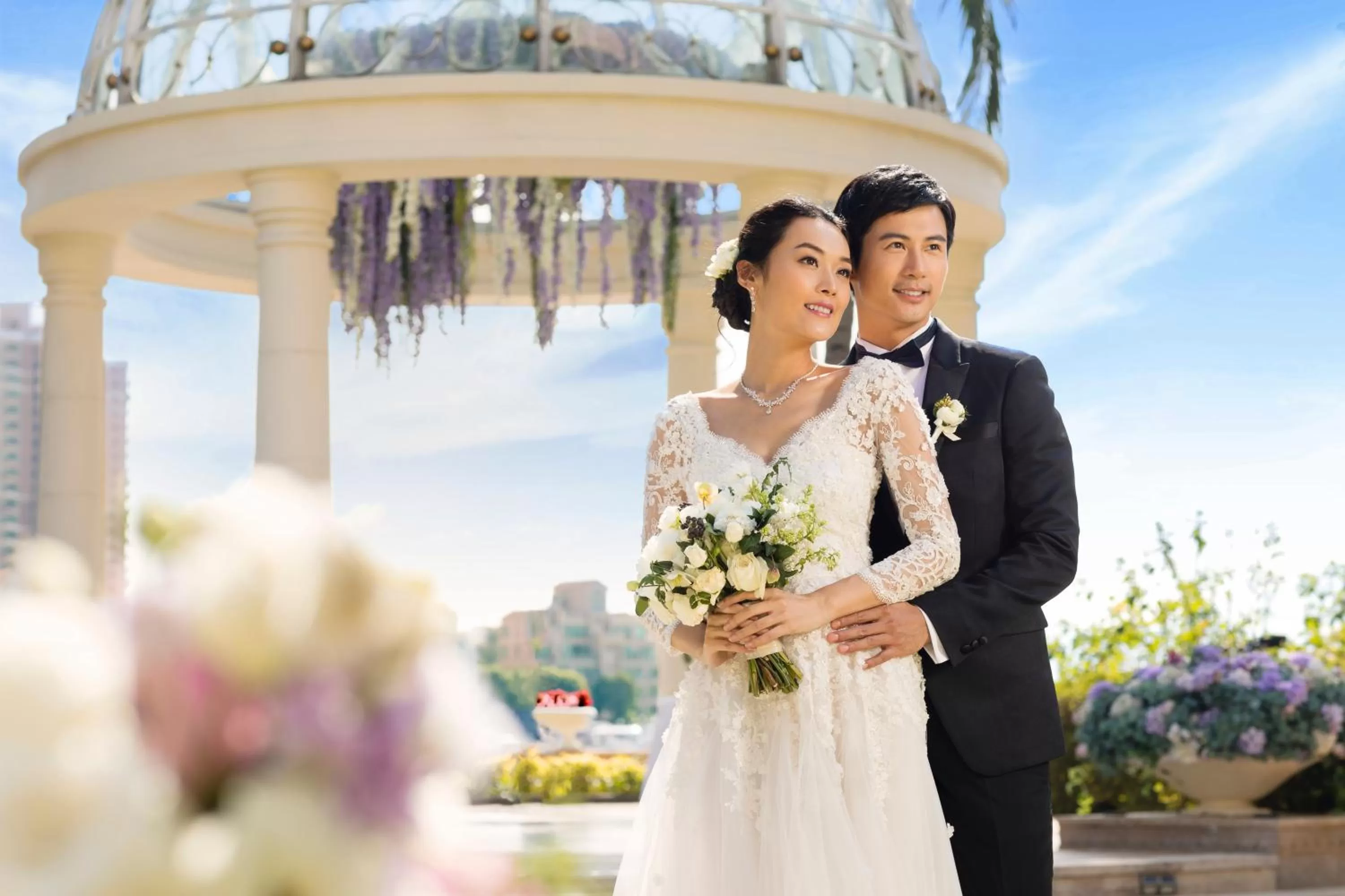 People in Hong Kong Gold Coast Hotel