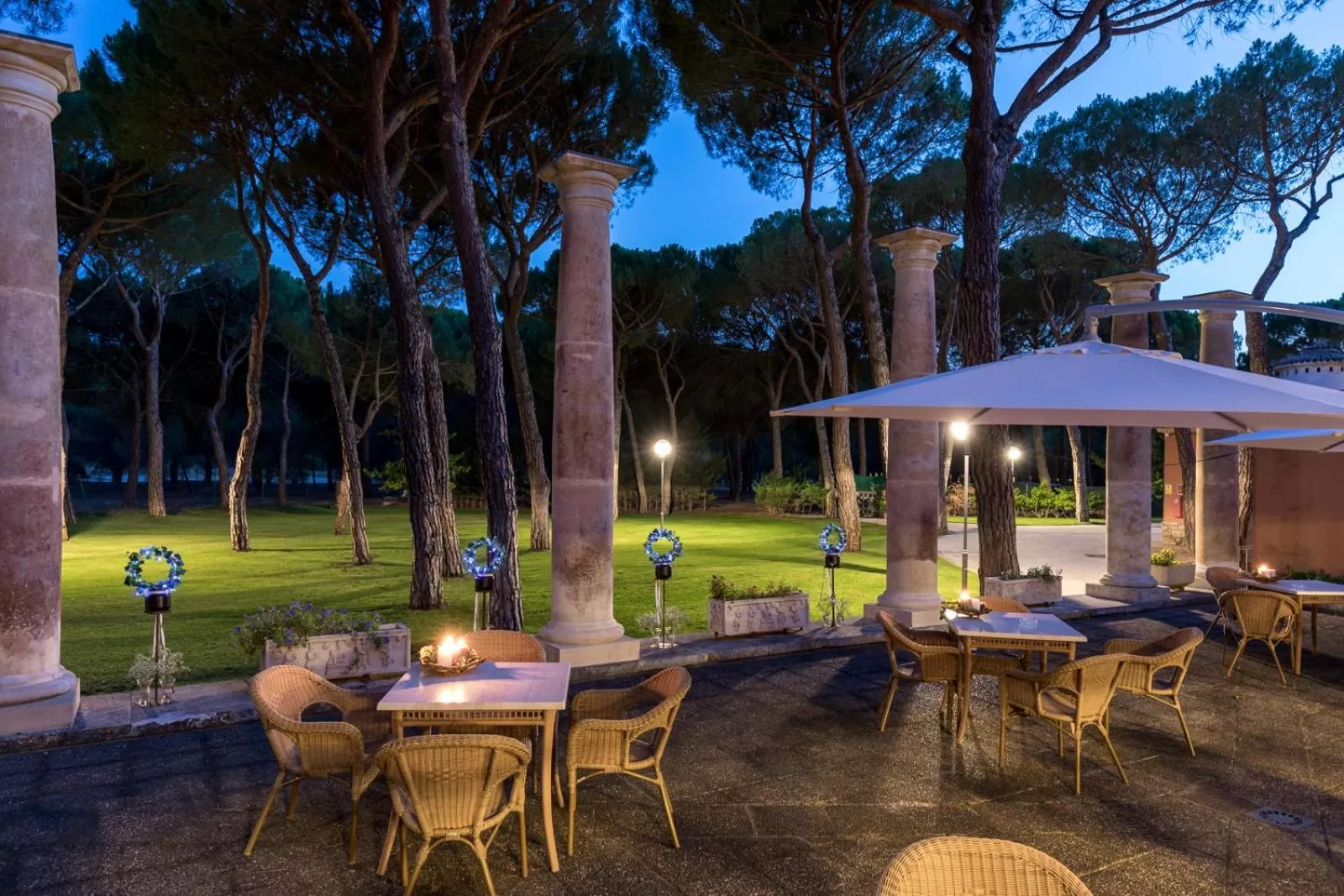 Natural landscape in Parador de Tordesillas