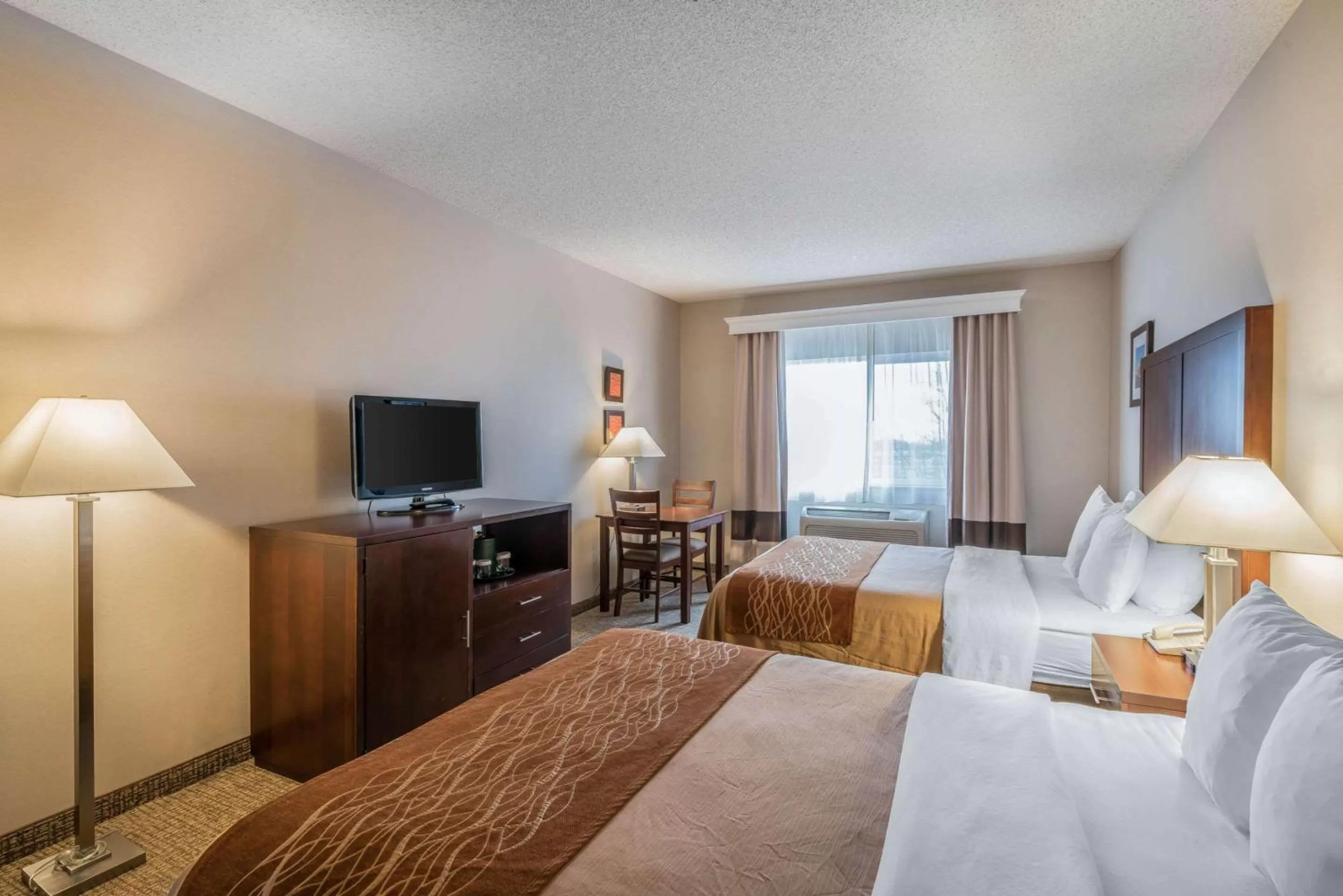 Photo of the whole room, Bed in Comfort Inn & Suites Seattle North