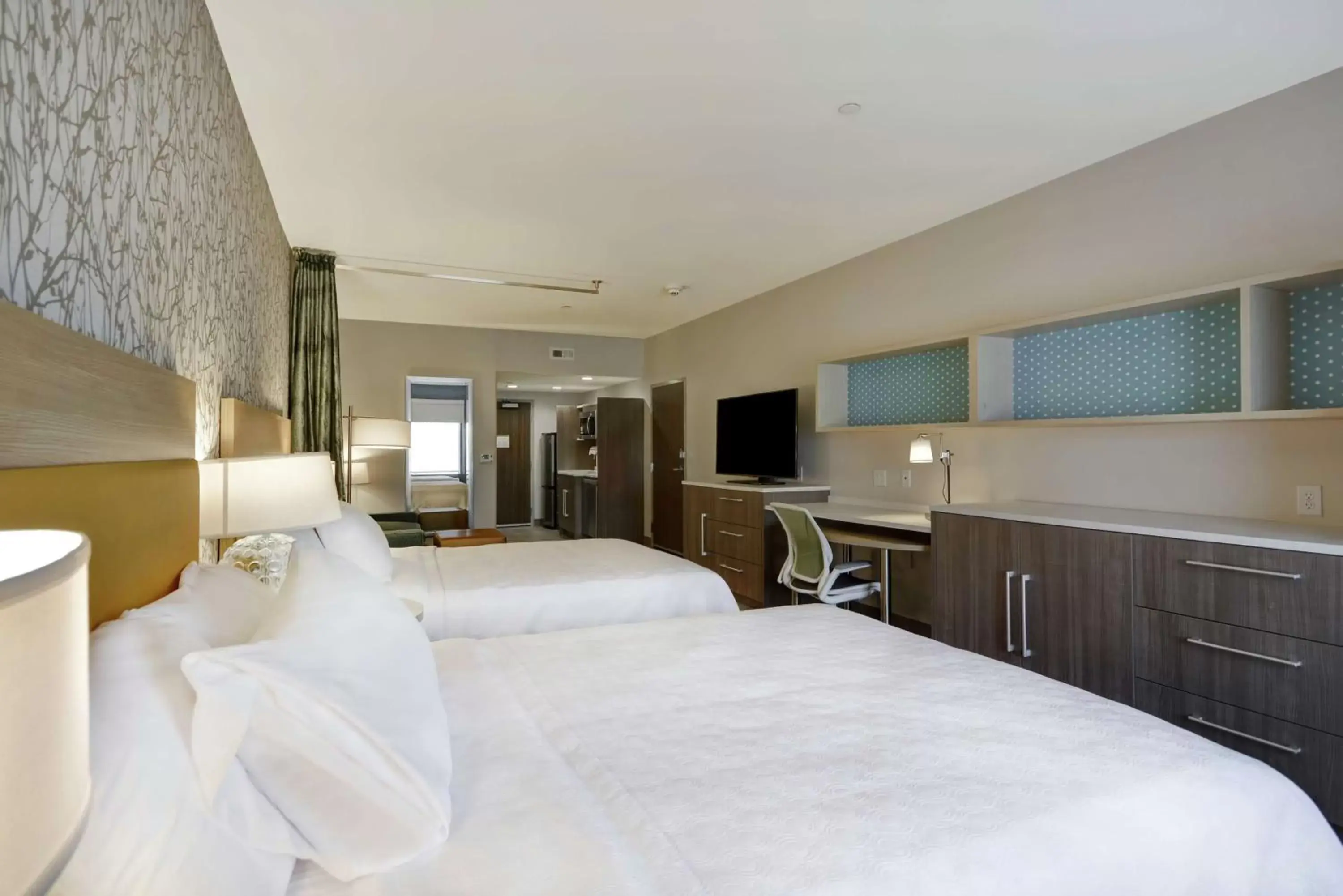 Queen Studio with Two Queen Beds - Non-Smoking in Home2 Suites By Hilton Dayton South Queen Studio with Two Queen Beds - Non-Smoking in Home2 Suites By Hilton Dayton South