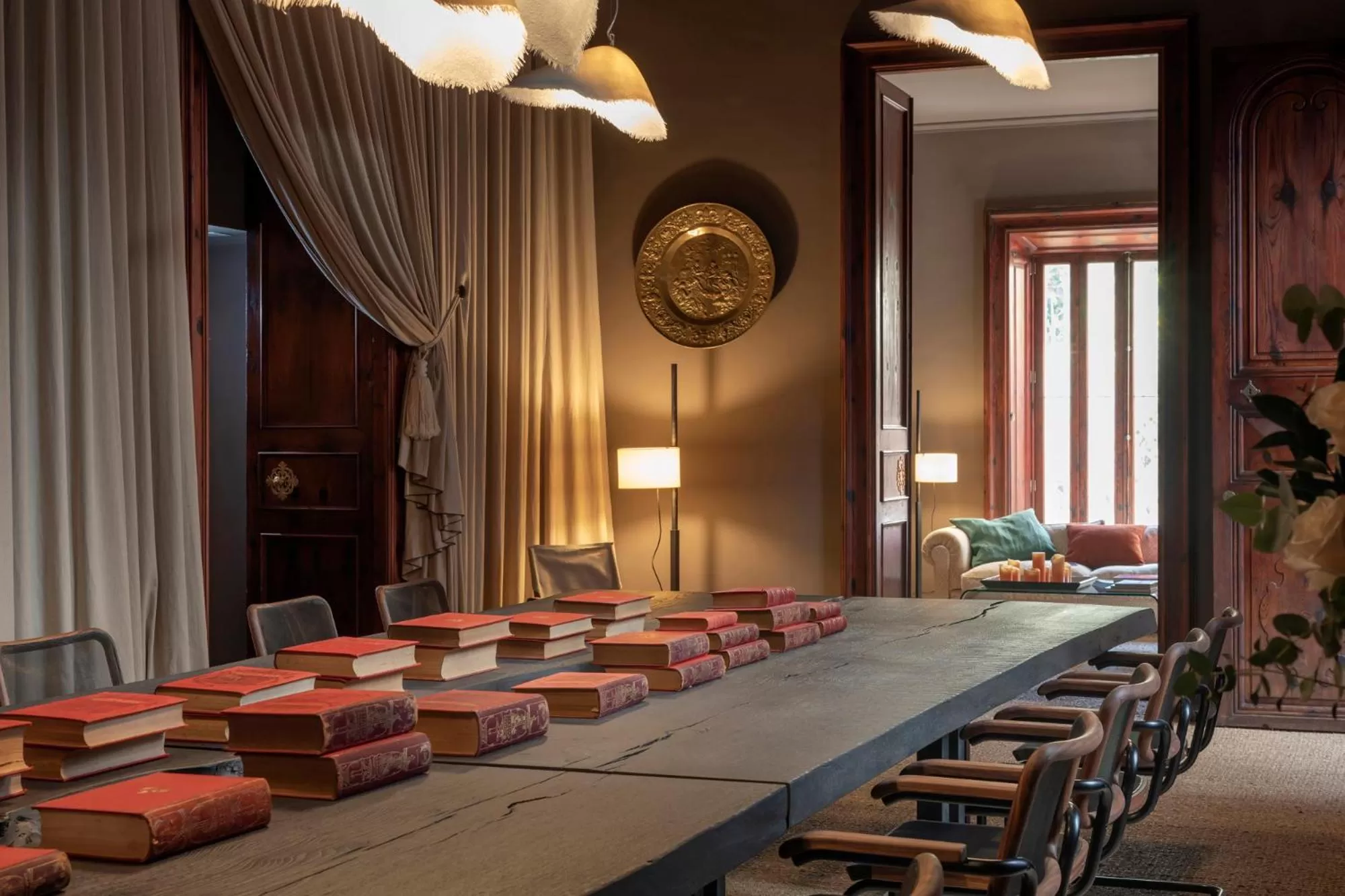 Communal lounge/ TV room in Can Cera Hotel