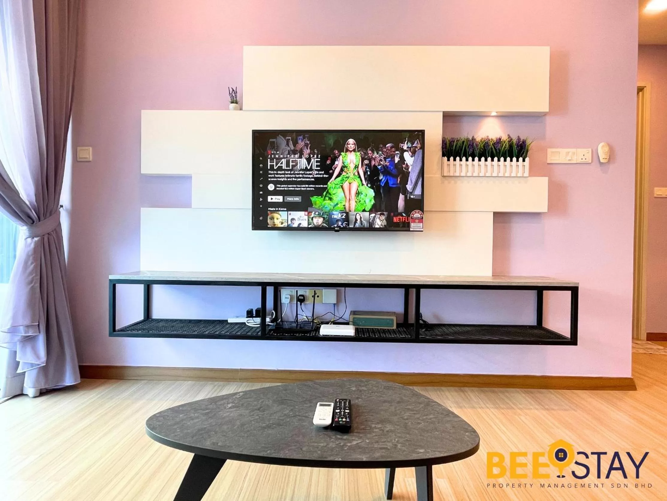 TV/Entertainment Center in The Wave Suites Melaka by BEESTAY