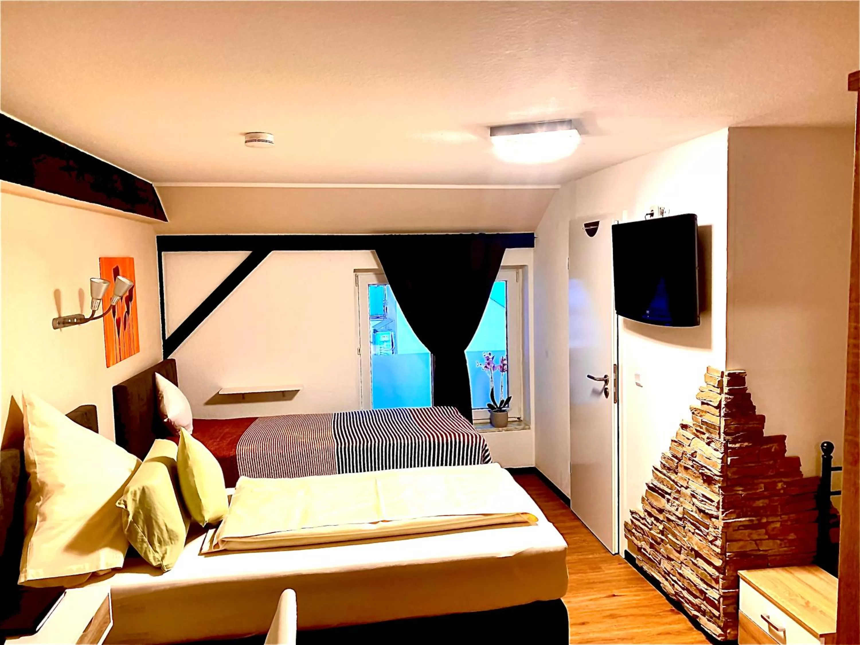 Bedroom, Bed in Landhaus Pohlhof