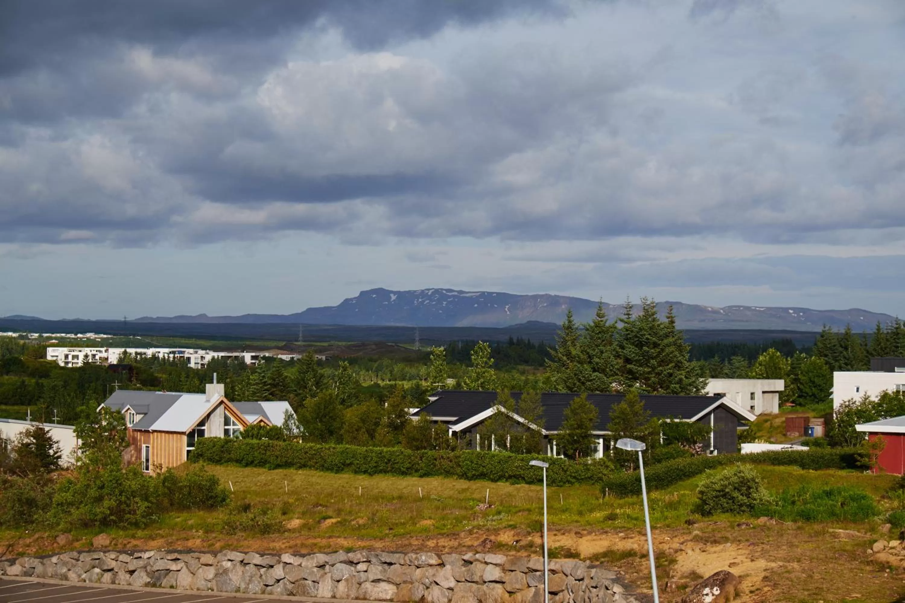 Mountain view in Hótel Heiðmörk