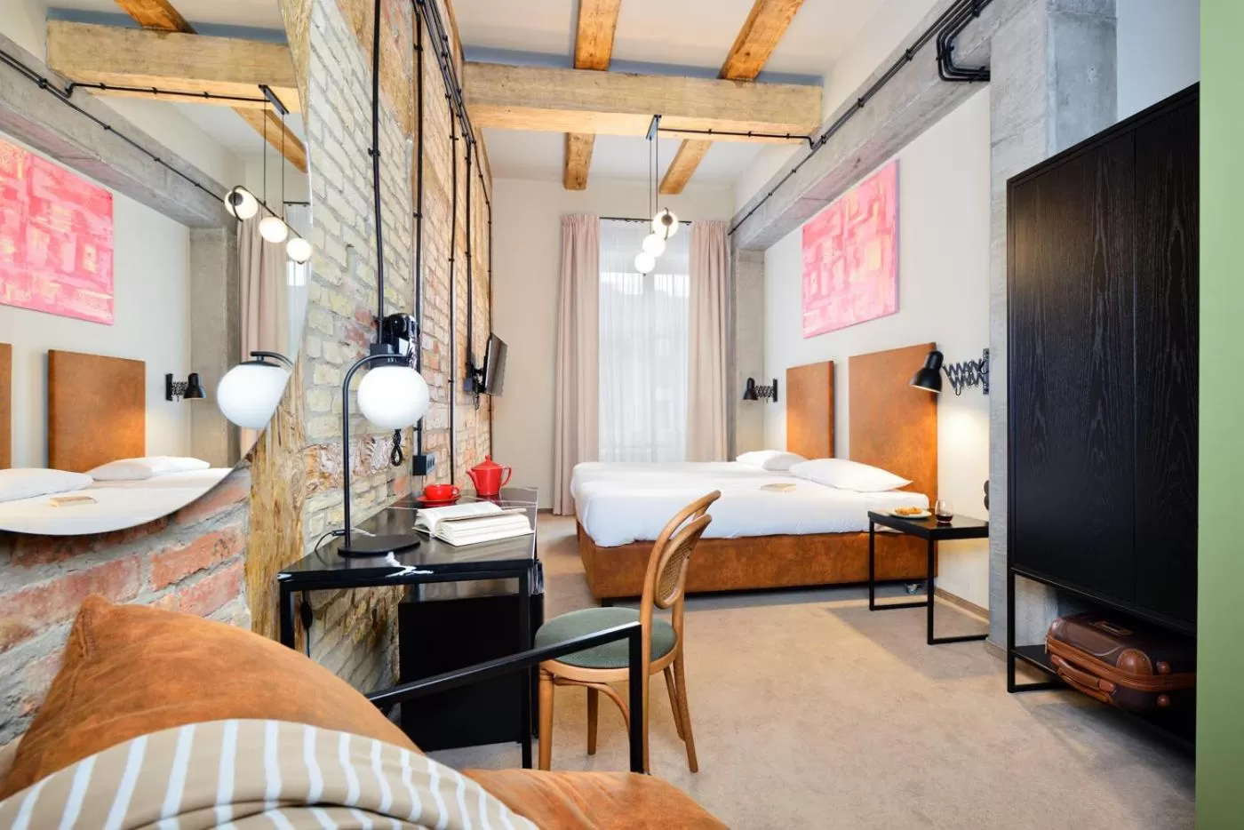 Bed in ARCHE Dwór Uphagena Gdańsk