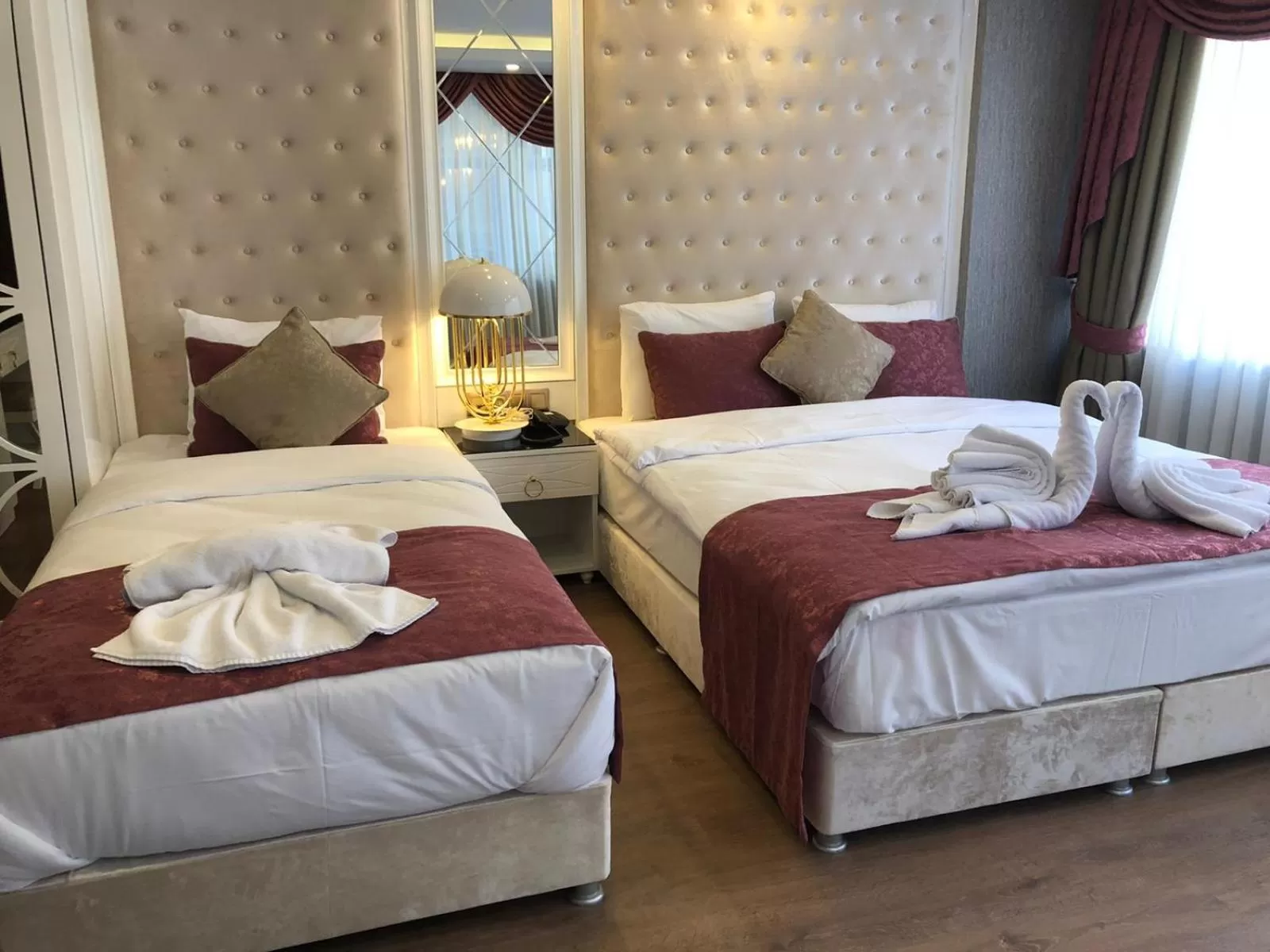 Bed in Burj Al Istanbul