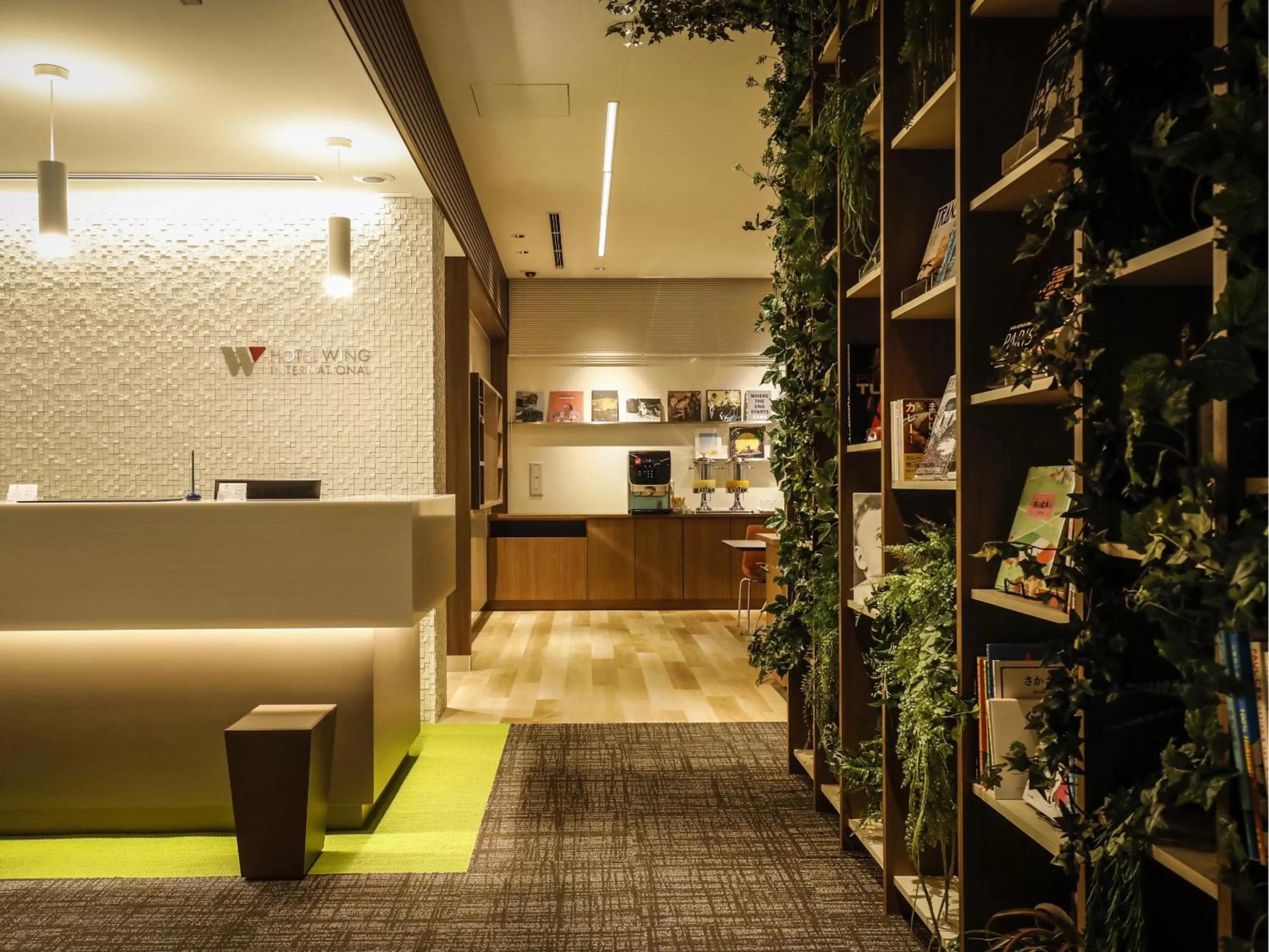 Lobby or reception in Hotel Wing International Hakata Shinkansenguchi