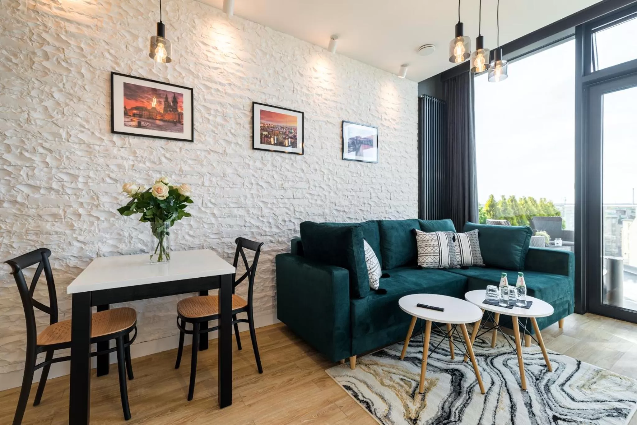 Living room in Q18 ApartHotel