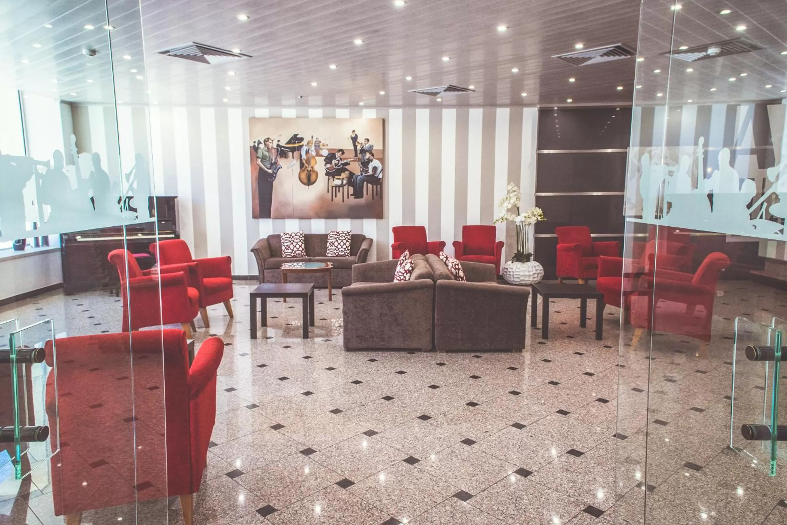 Communal lounge/ TV room in Hotel Cristal Caldas