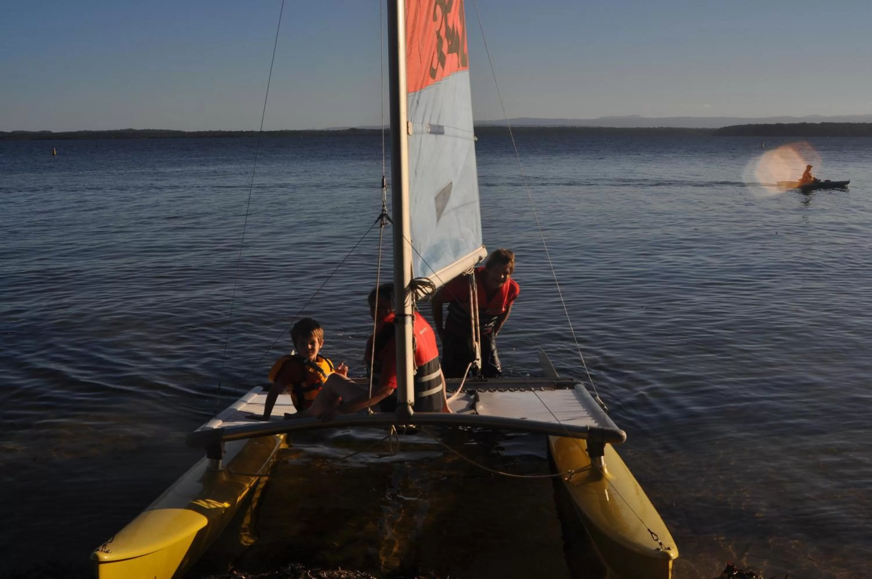 young children in By the Beach B&B Self Contained Apartments