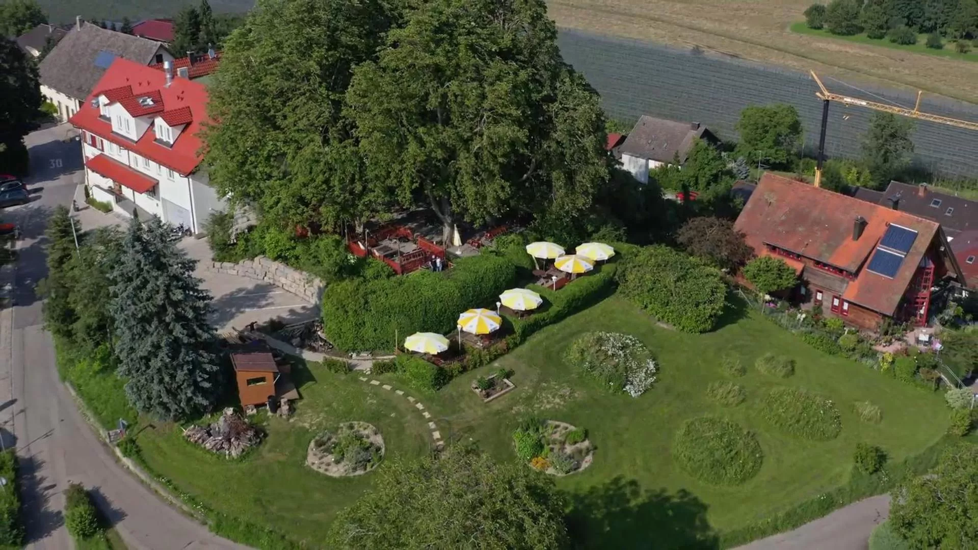 Bird's eye view, Bird's-eye View in Gasthof Krone Hotel & Restaurant