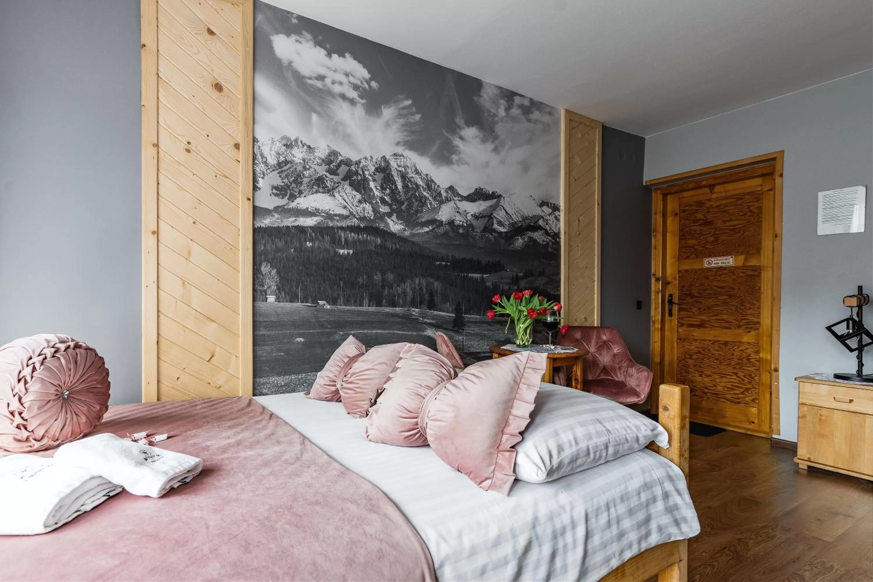 Bed in Pokoje Gościnne U Małgorzaty Jacuzzi & Sauna