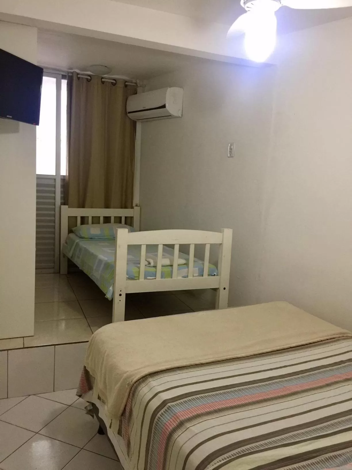 Bed in Pousada Almeida