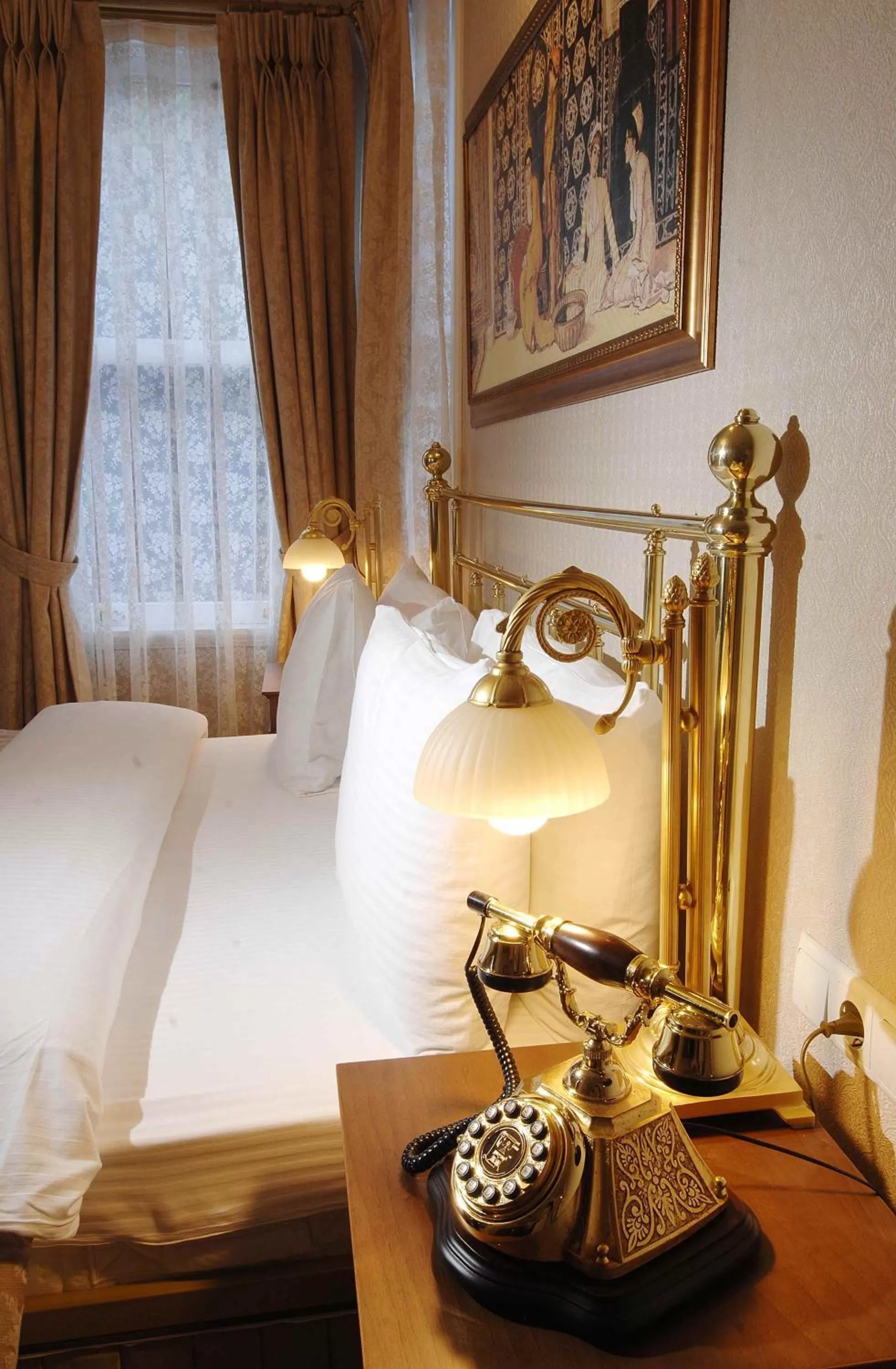 Bed in Darussaade Hotel Old City - Sultanahmet