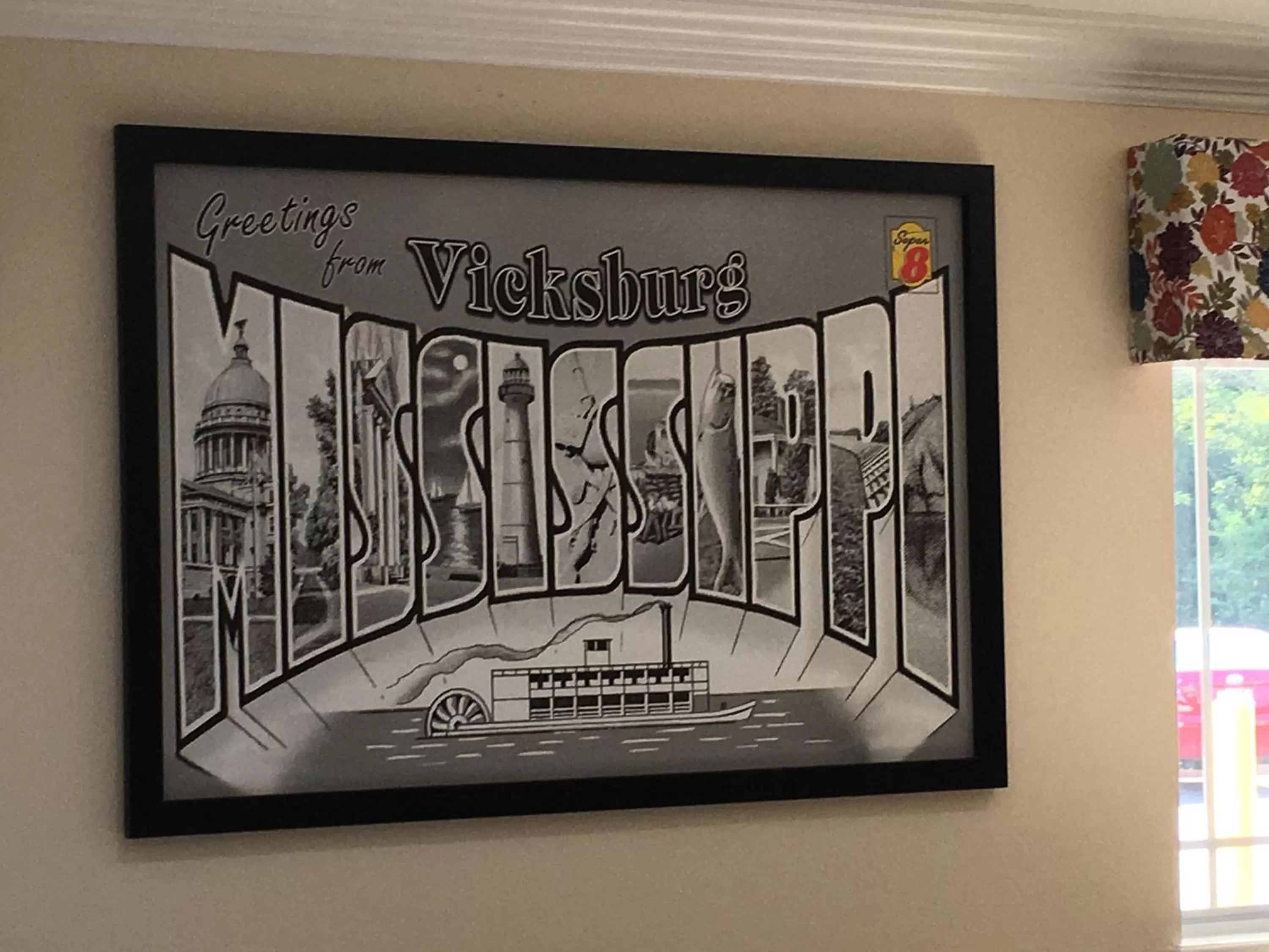 Facade/entrance, Logo/Certificate/Sign/Award in Super 8 by Wyndham Vicksburg