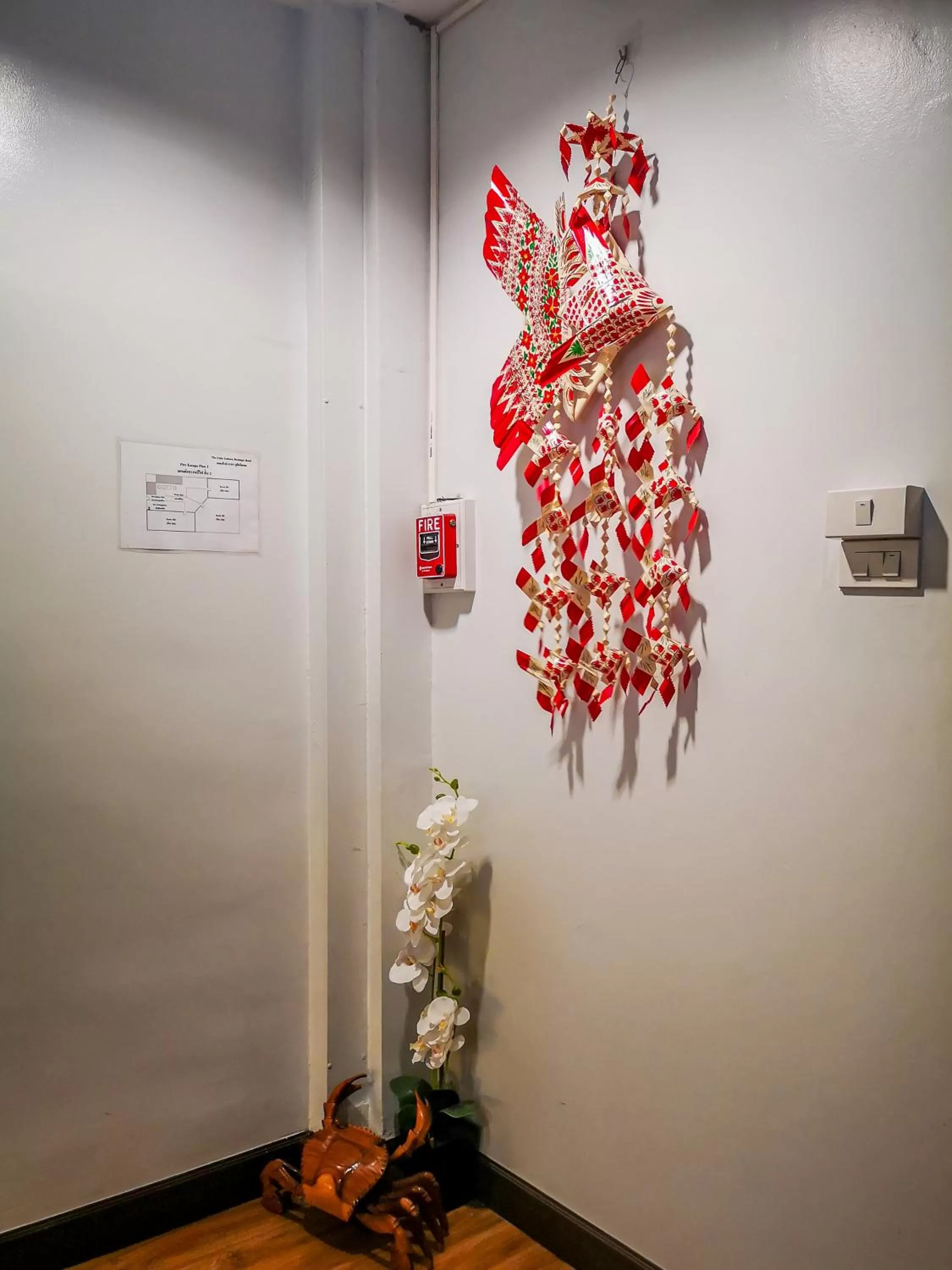 Decorative detail in The Cube Sathorn Boutique Hotel